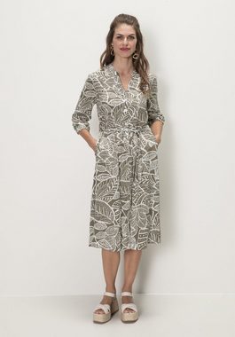 bianca Blusenkleid DINAS mit modischem Muster aus weicher Viskose