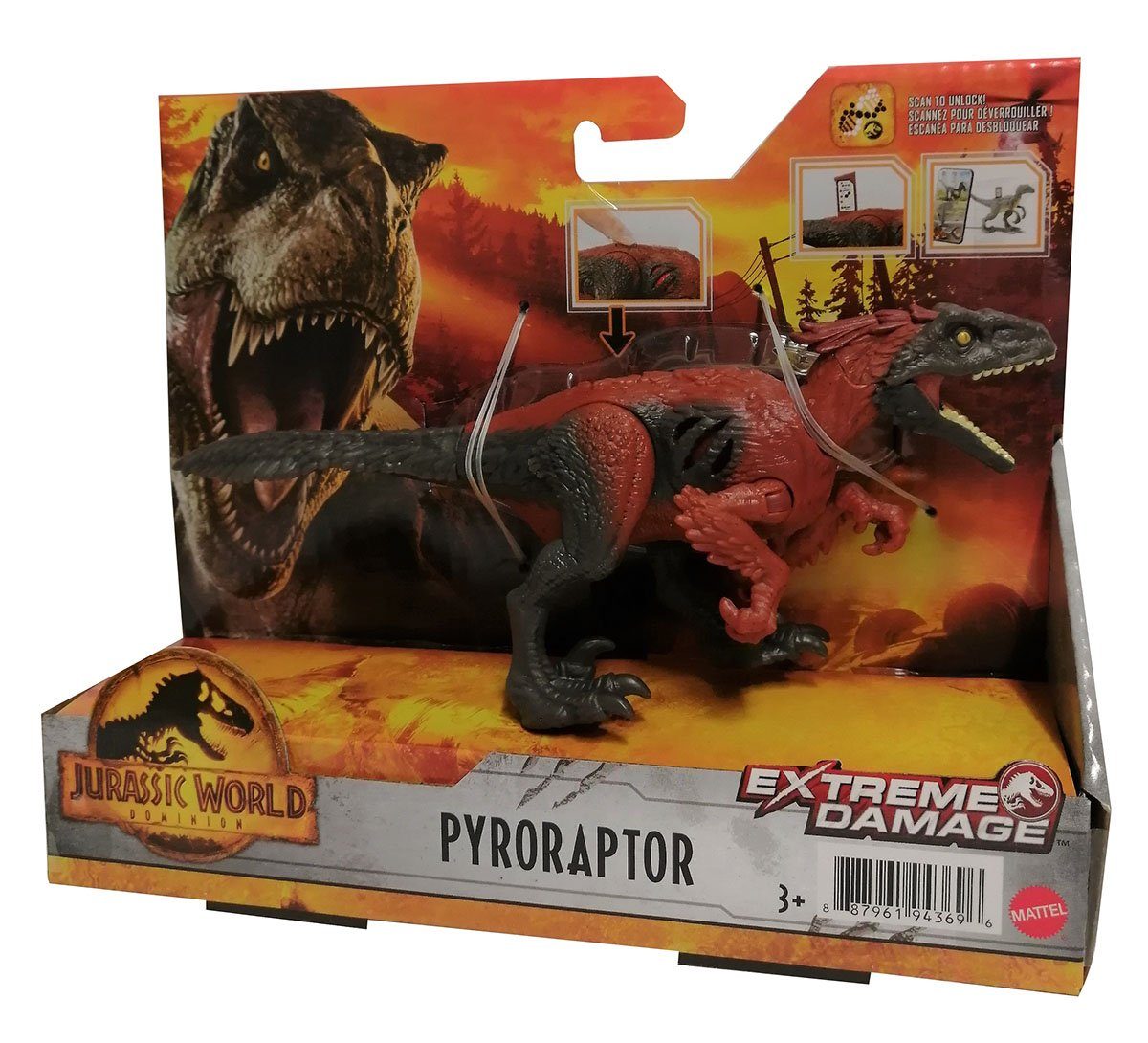 Mattel® Spielfigur Mattel GWN18 Jurassic World Dominion Pyroraptor be