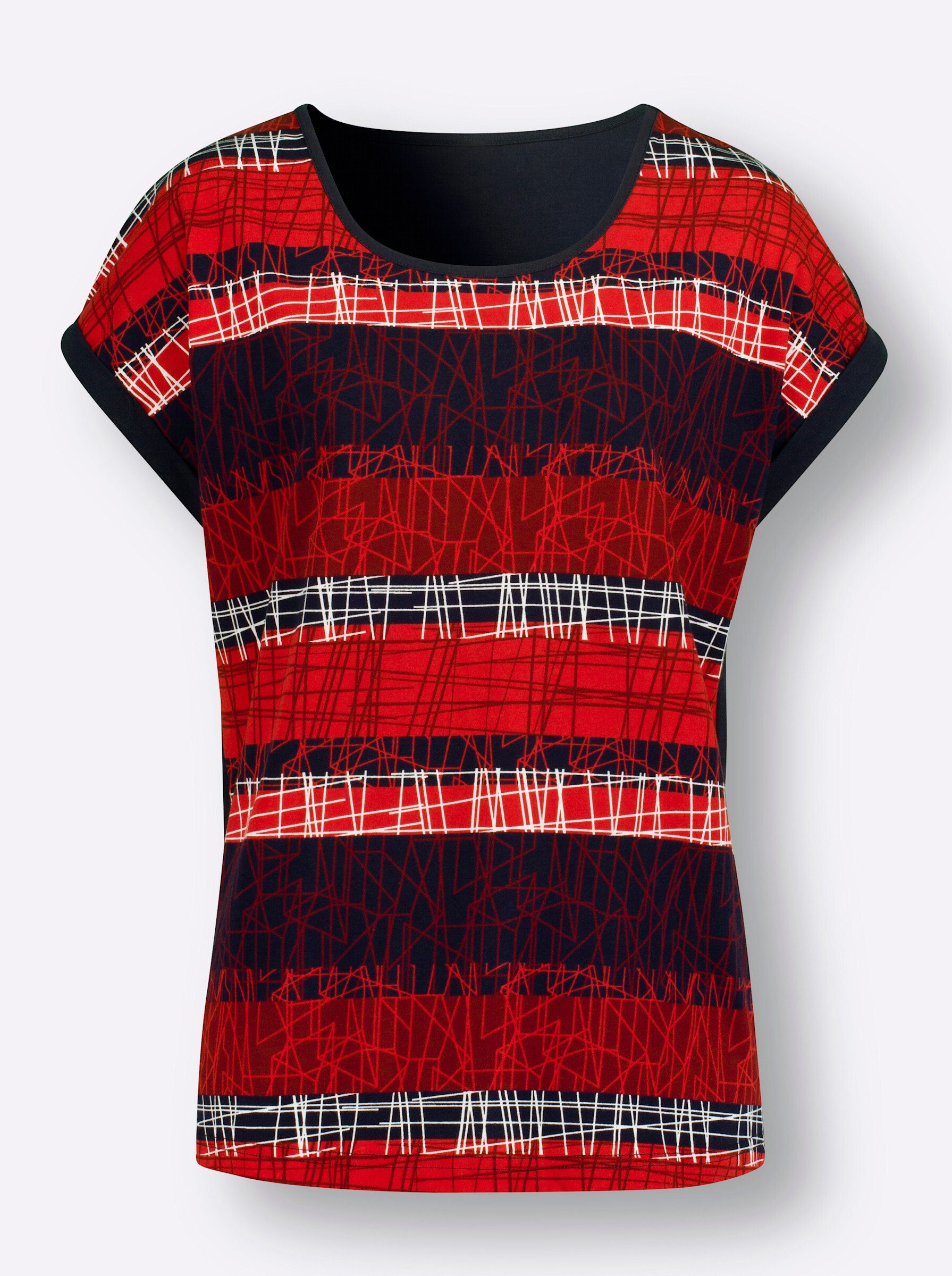 Sieh an! T-Shirt Kurzarmshirt .