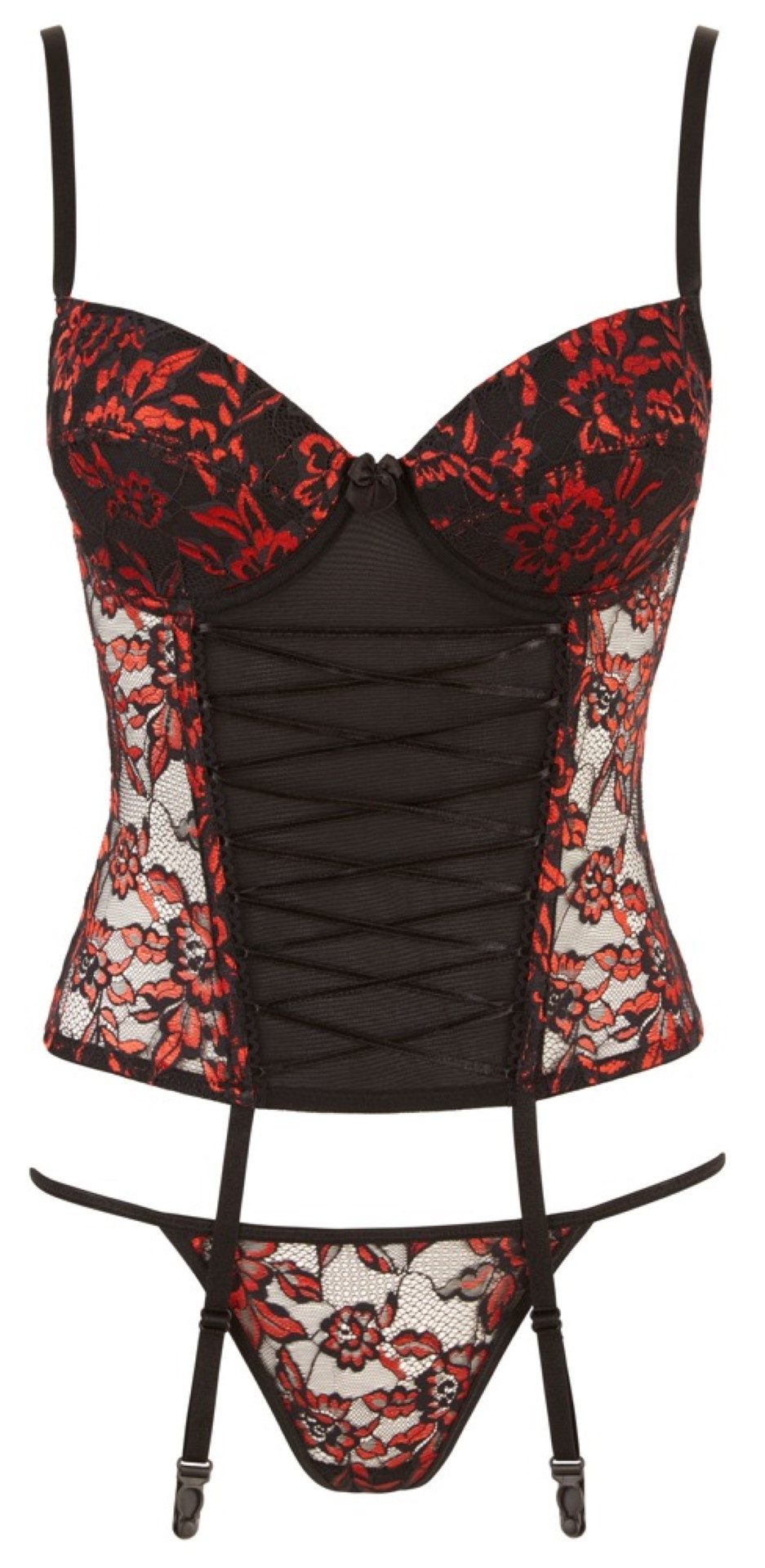 Cottelli LINGERIE Corsage Cottelli LINGERIE - Set Corsage - (75B - S,80B - M,80C - L,85C - L)