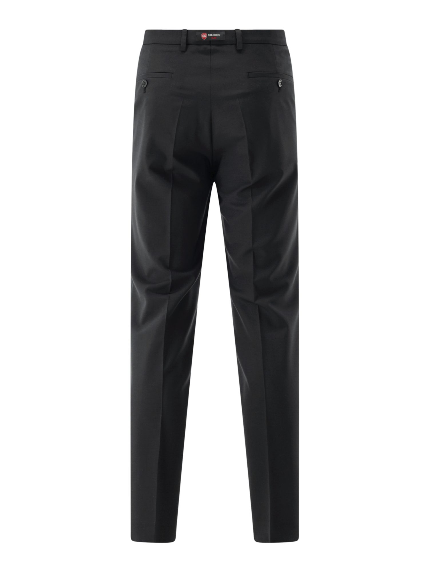 CG Club of Gents Stoffhose schwarz,Business,Polyester,Unifarben,Slim Fit,Mittel