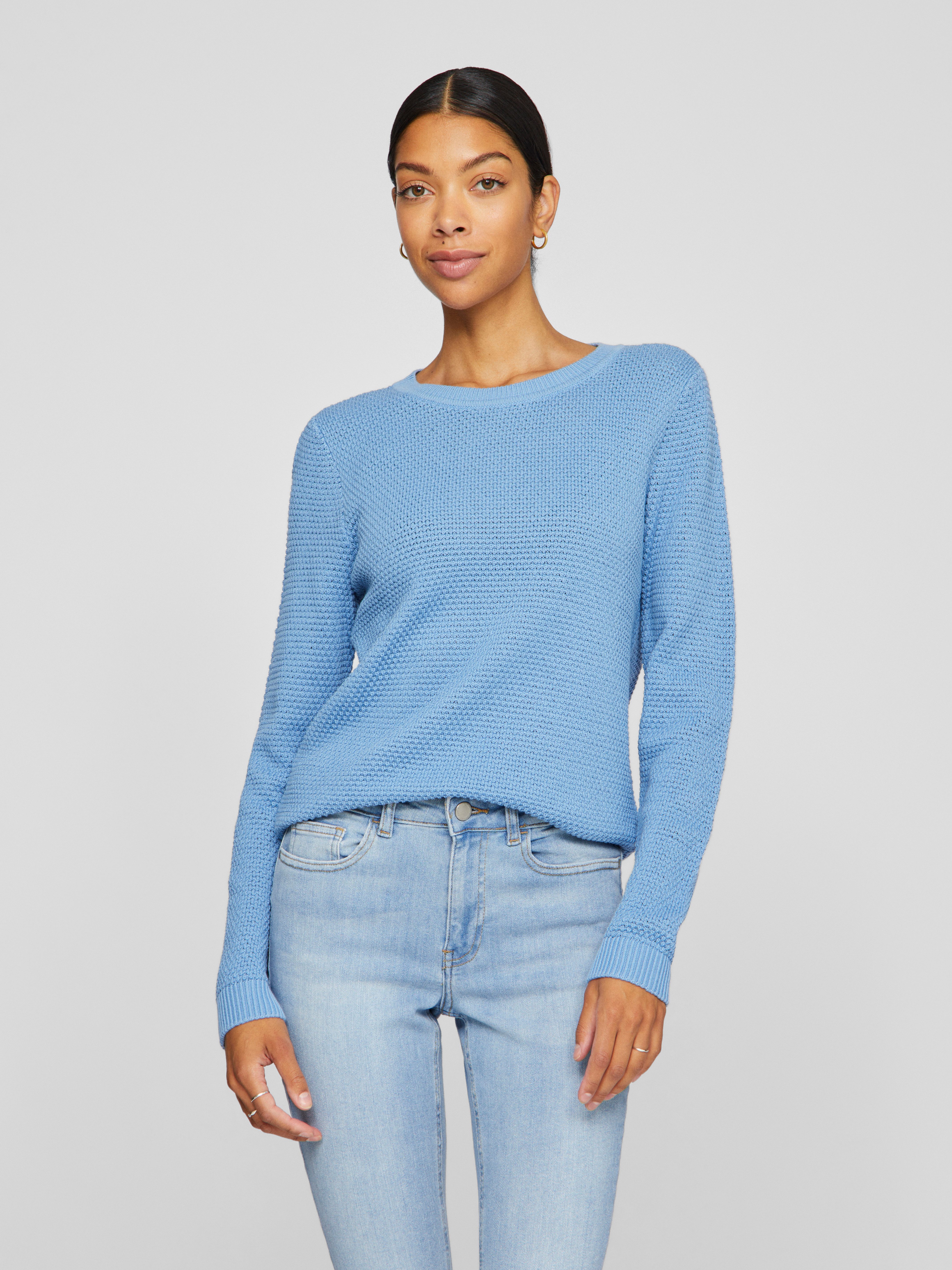 Rundhalspullover VIDALO O-NECK L/S KNIT TOP- NOOS
