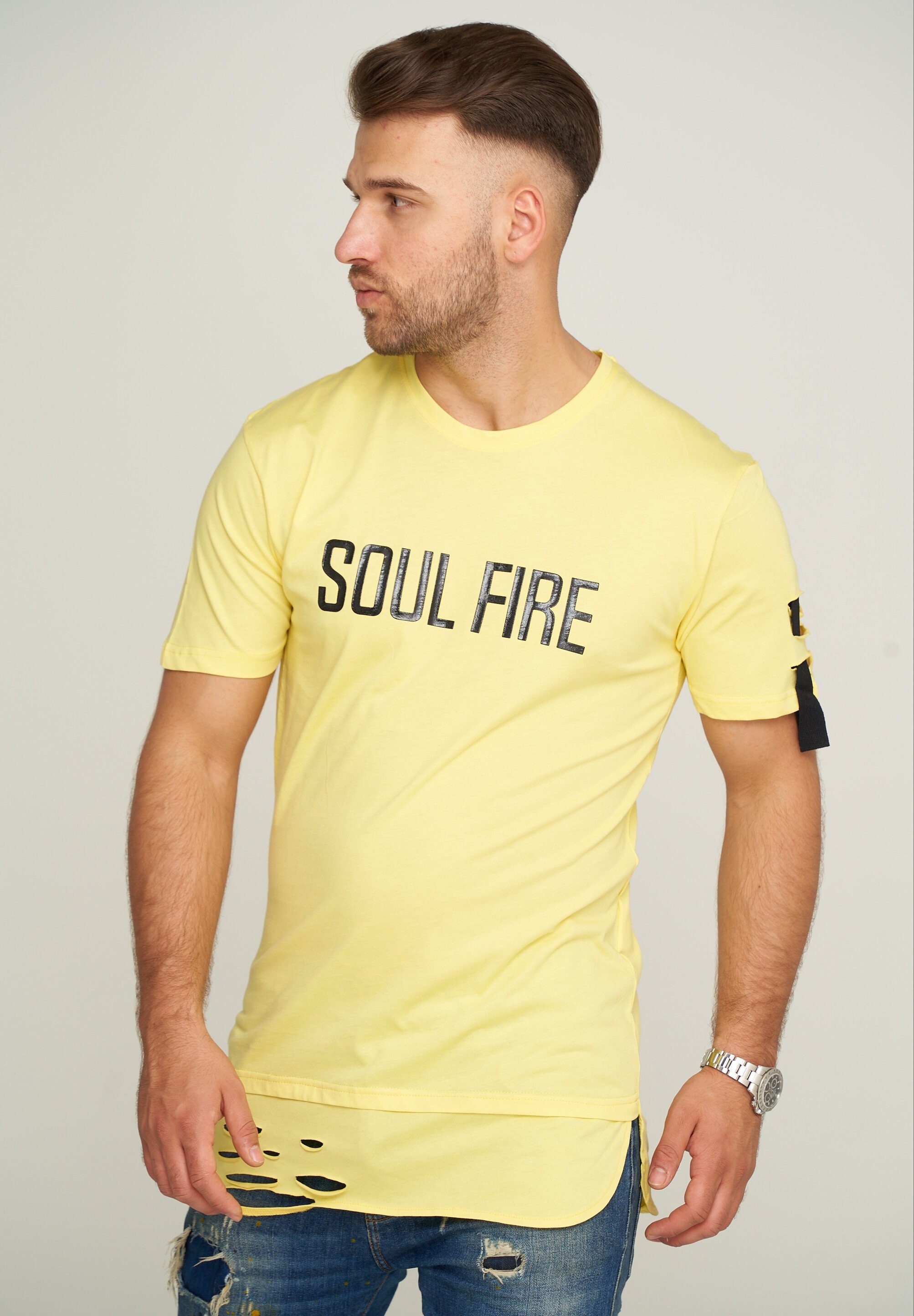 im 2Y Gelb Oversize-Stil T-Shirt Premium 2YFERNDALE