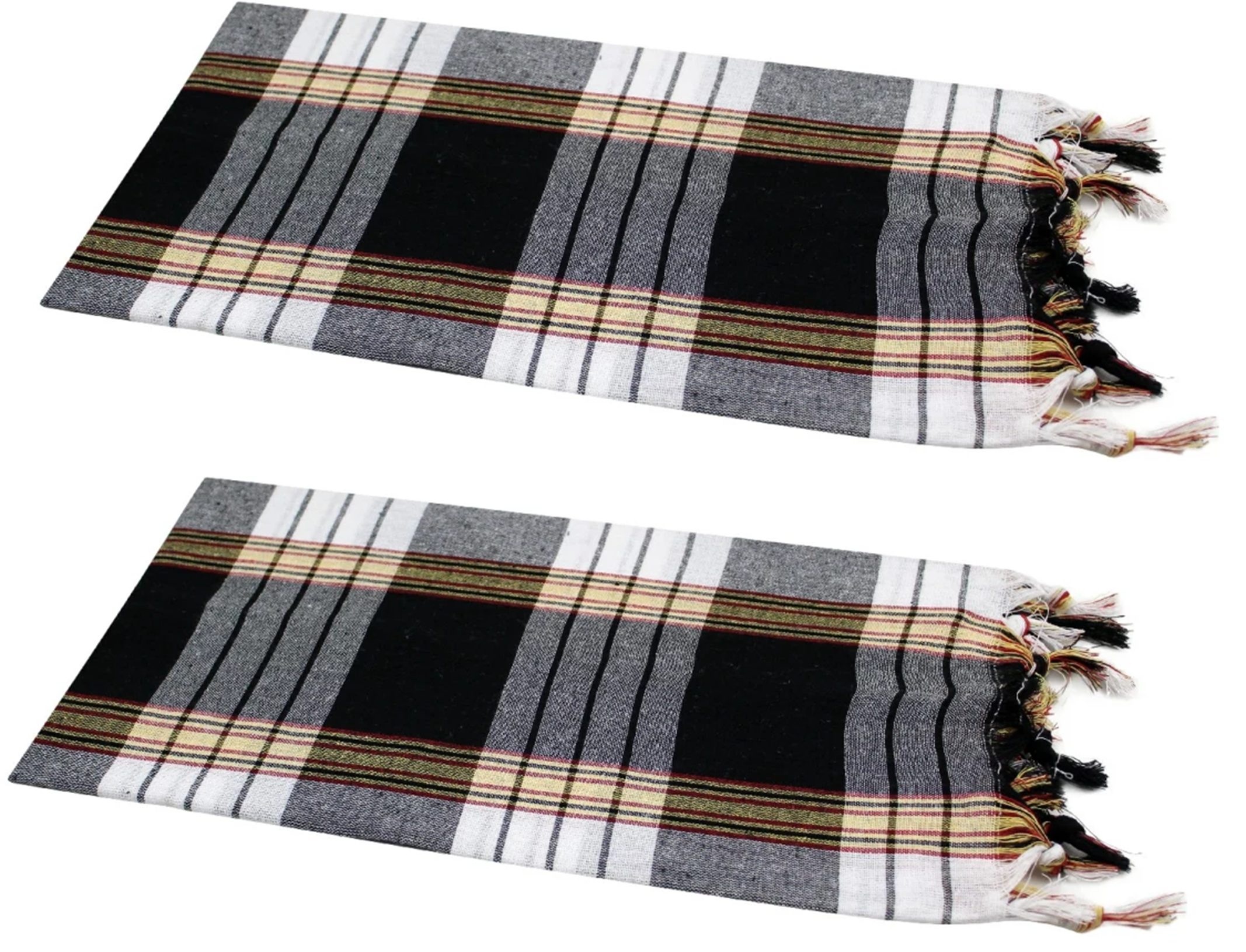 Dufte Momente Hamamtücher Classic kariert 2er-Set, (80% Baumwolle / 20% Polyester), leicht, saugfähig, schnell trocknend