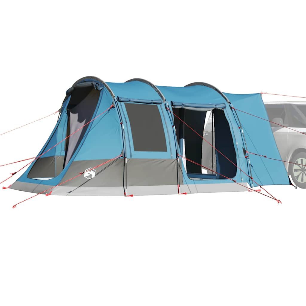 furnicato Buszelt Autozelt Blau 470x332x216 cm - Praktisches Campingzelt