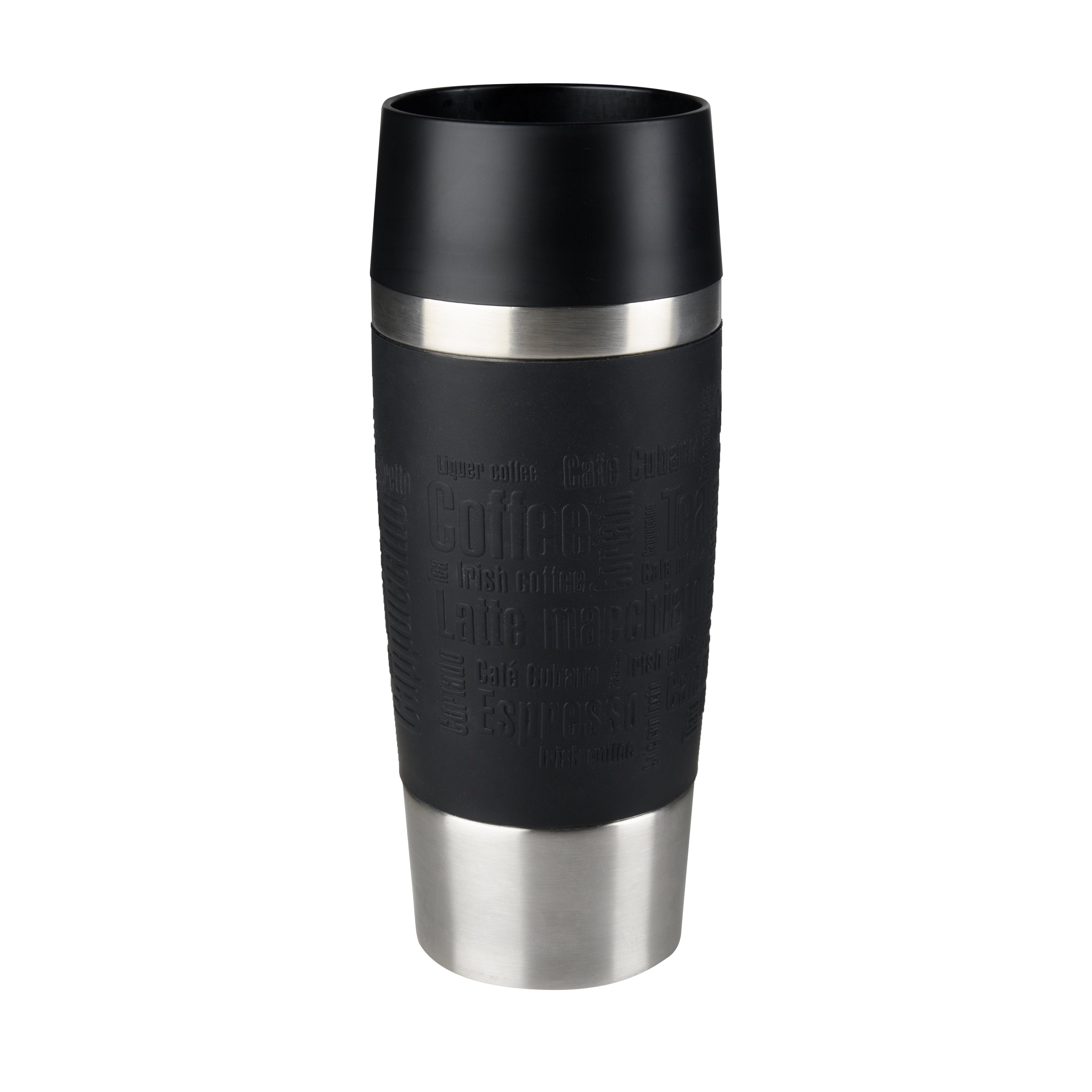 Emsa Thermobecher TRAVEL MUG Schwarz, 0,36 L
