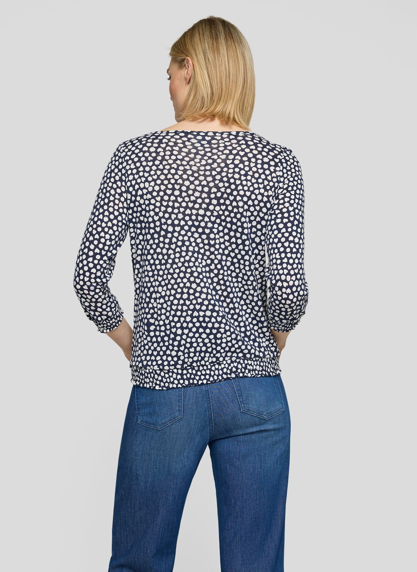 Rabe 3/4-Arm-Shirt mit All-Over Print günstig online kaufen