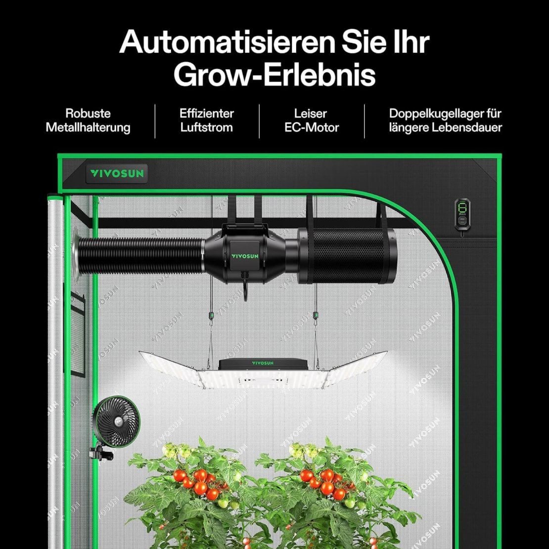 VIVOSUN Ventilatorkombigerät VIVOSUN AeroZesh G-Serie Smart günstig online kaufen