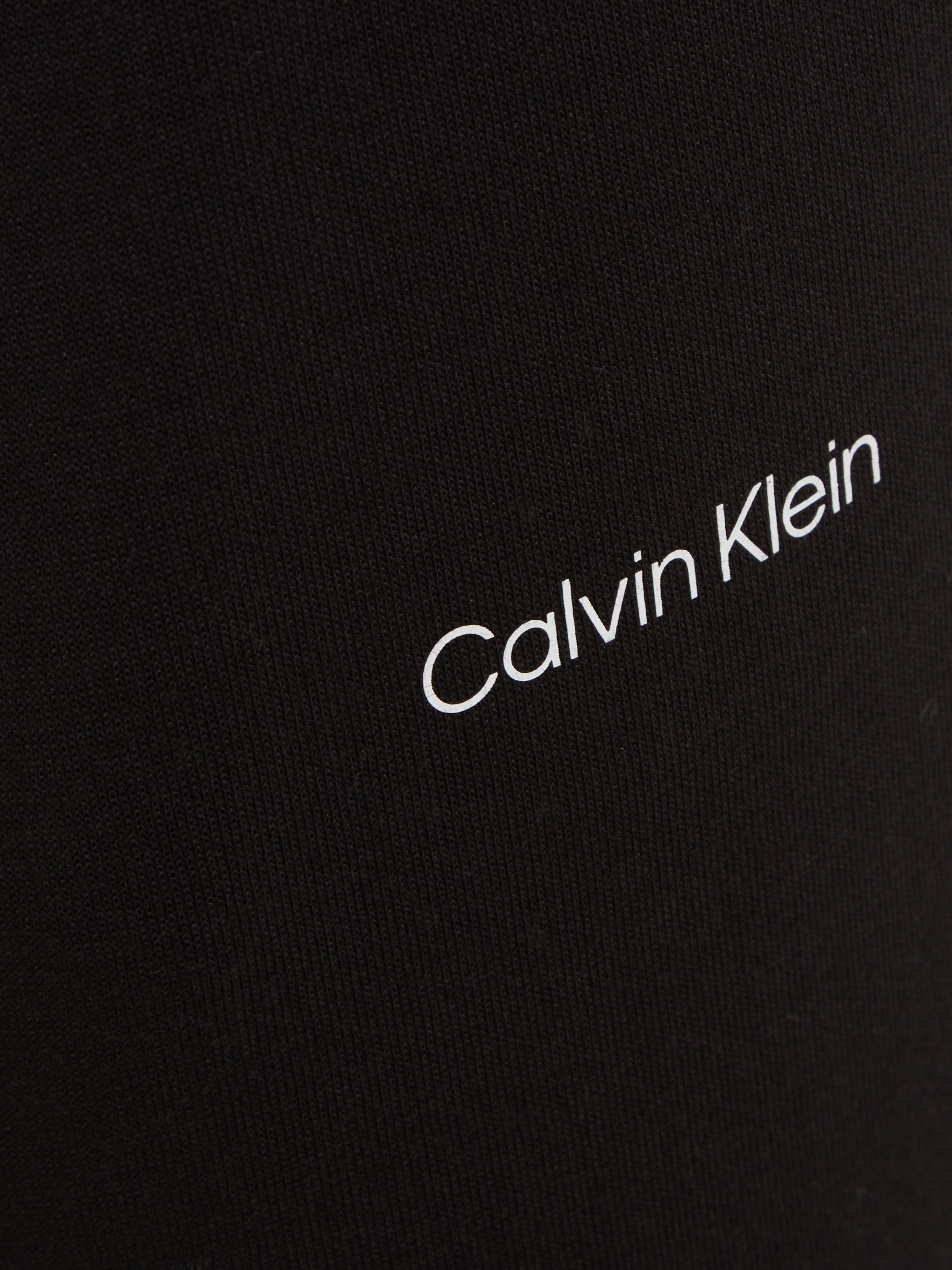 Ck Klein mit Klein Calvin Black Sweathose kontrastfarbenem Calvin Logo