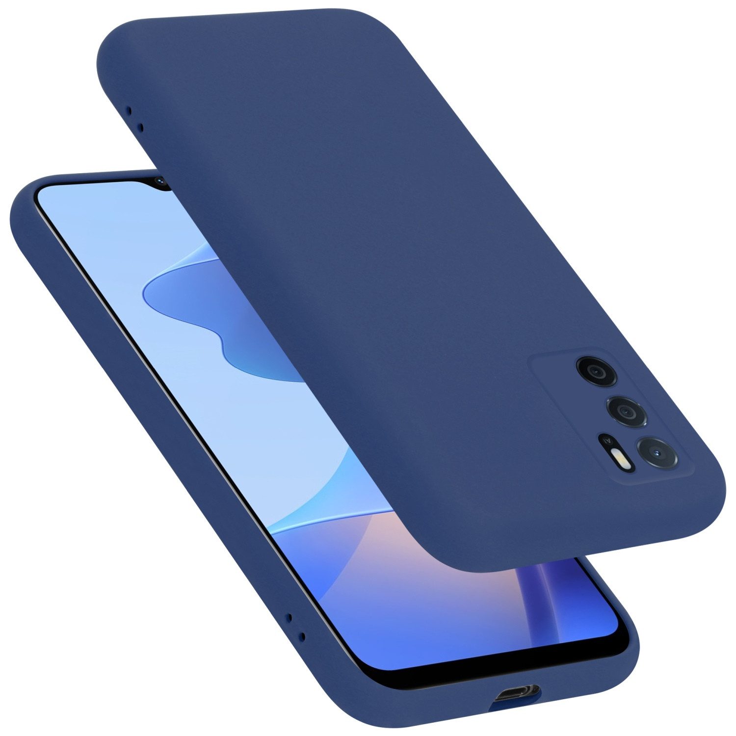 Cadorabo Handyhülle für Oppo A16s / A54s Hülle Oppo A16s / A54s, Flexible Hülle TPU Silikon Schutzhülle Back Cover Case