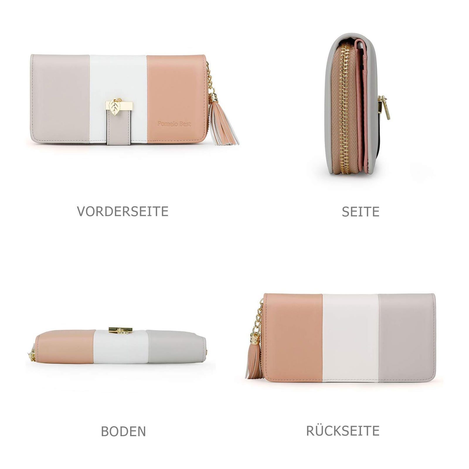REDOM Geldbörse Damen Handytasche Portemonnaie Portmonee günstig online kaufen