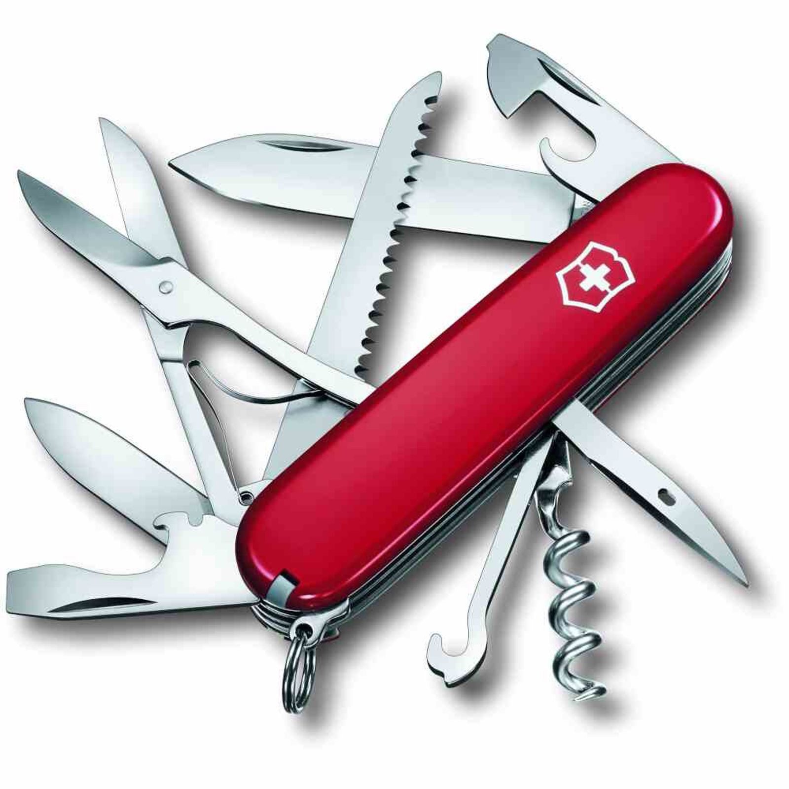 Victorinox Taschenmesser Offiziersmesser "Huntsman" 91 mm 15 Funktionen rot