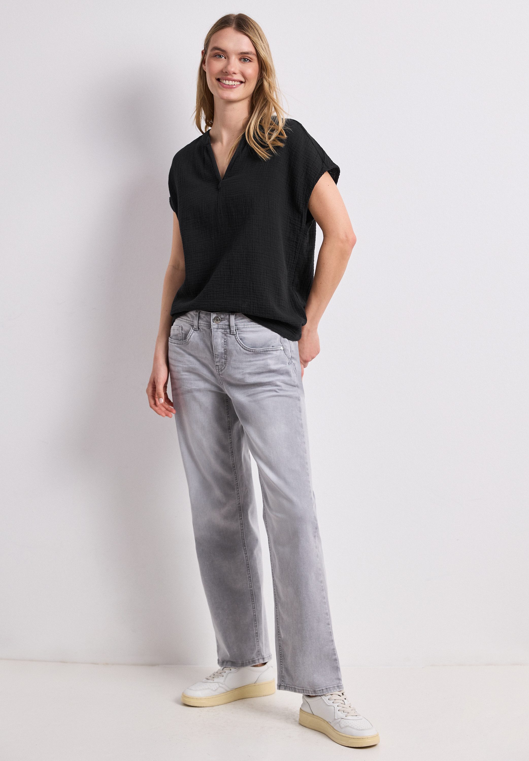 STREET ONE Blusenshirt aus reiner Baumwolle – Bild 3 von 5