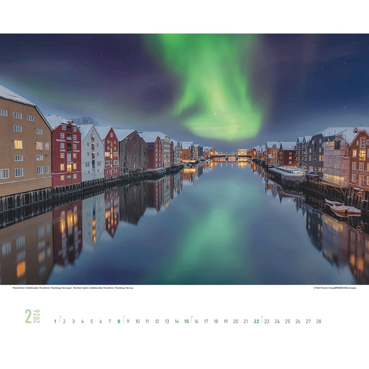 Alpha Edition Wandkalender Hurtigruten- im Bann der Fjorde und der Ruhe der Berge