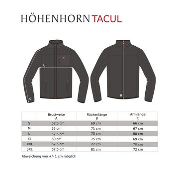 Höhenhorn Strickfleecejacke Tacul Herren Jacke Fleece Strickjacke Strickfleece Outdoor Sweatshirt