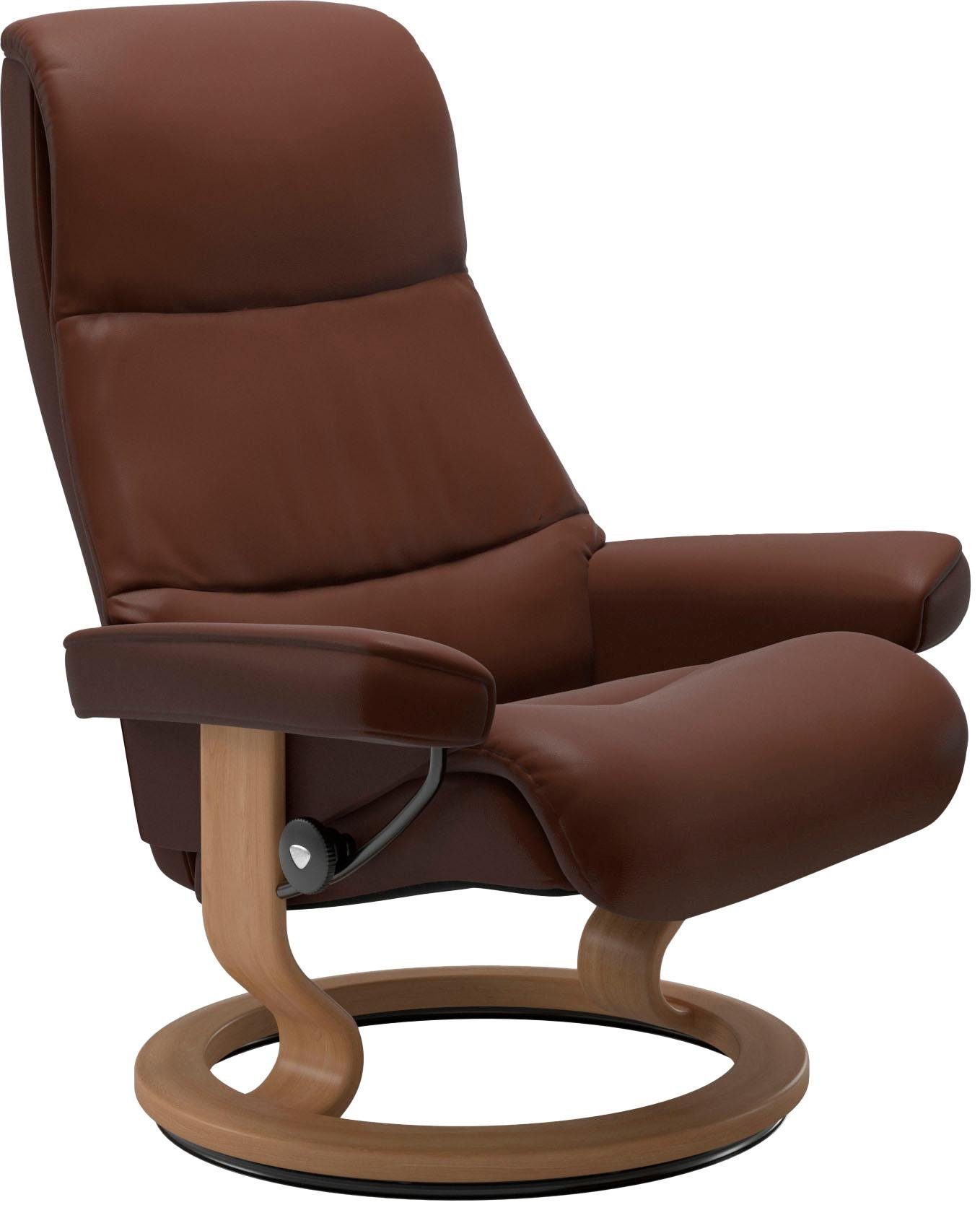 Stressless® Relaxsessel View, mit Classic Base, Größe L,Gestell Eiche | Funktionssessel