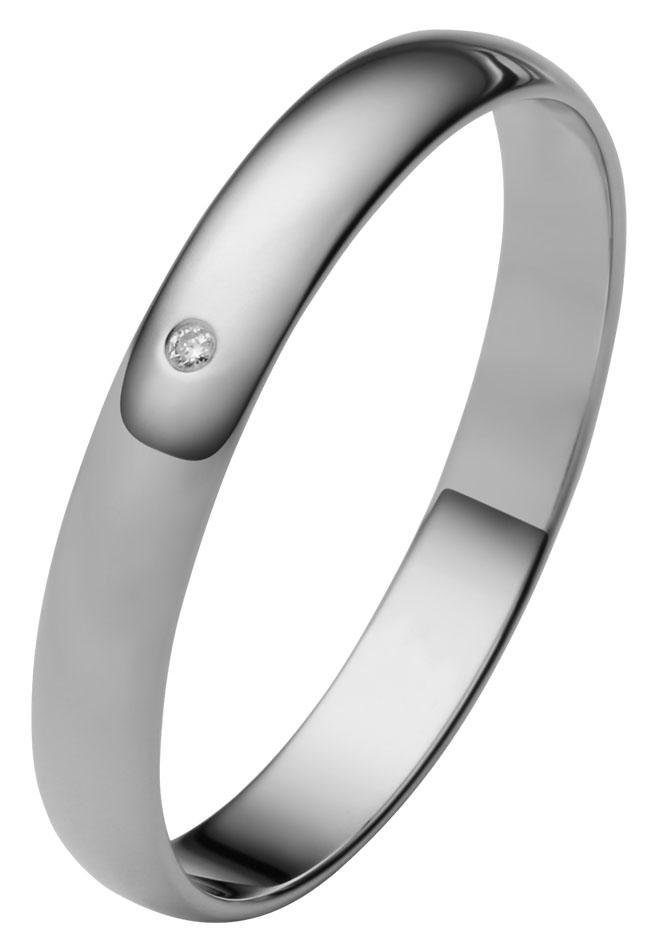 Firetti Trauring Schmuck Geschenk Gold 375 Hochzeit Ehering "LIEBE", Made in Germany, wahlweise mit oder ohne Brillant