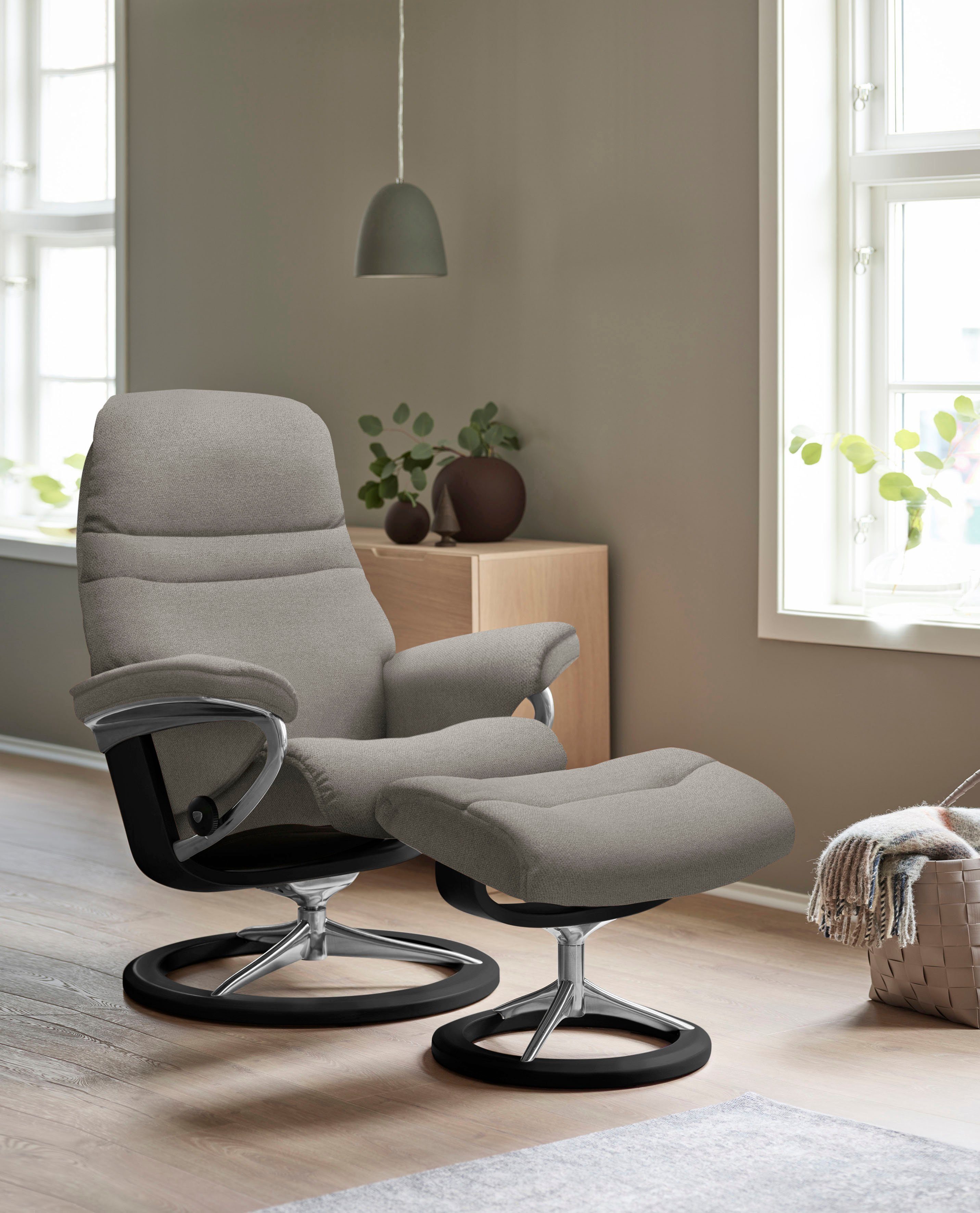 M, Größe Signature Gestell Relaxsessel mit Sunrise, Schwarz Stressless® Base,