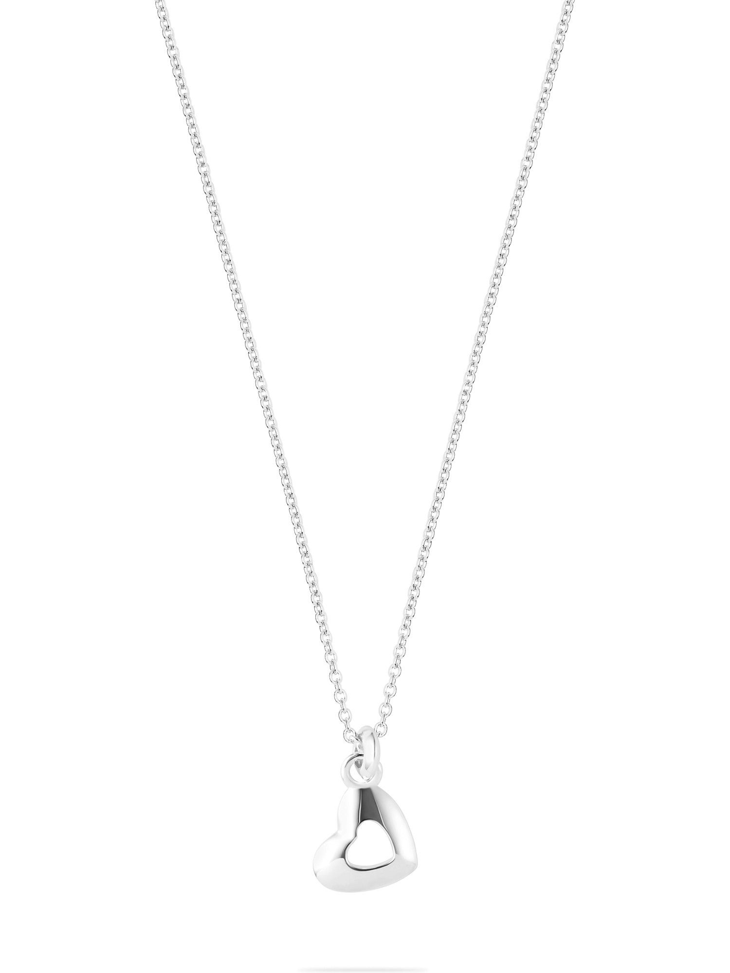 JETTE Silberkette JETTE Damen-Kette 925er Silber, recycelt Herz, DARLING