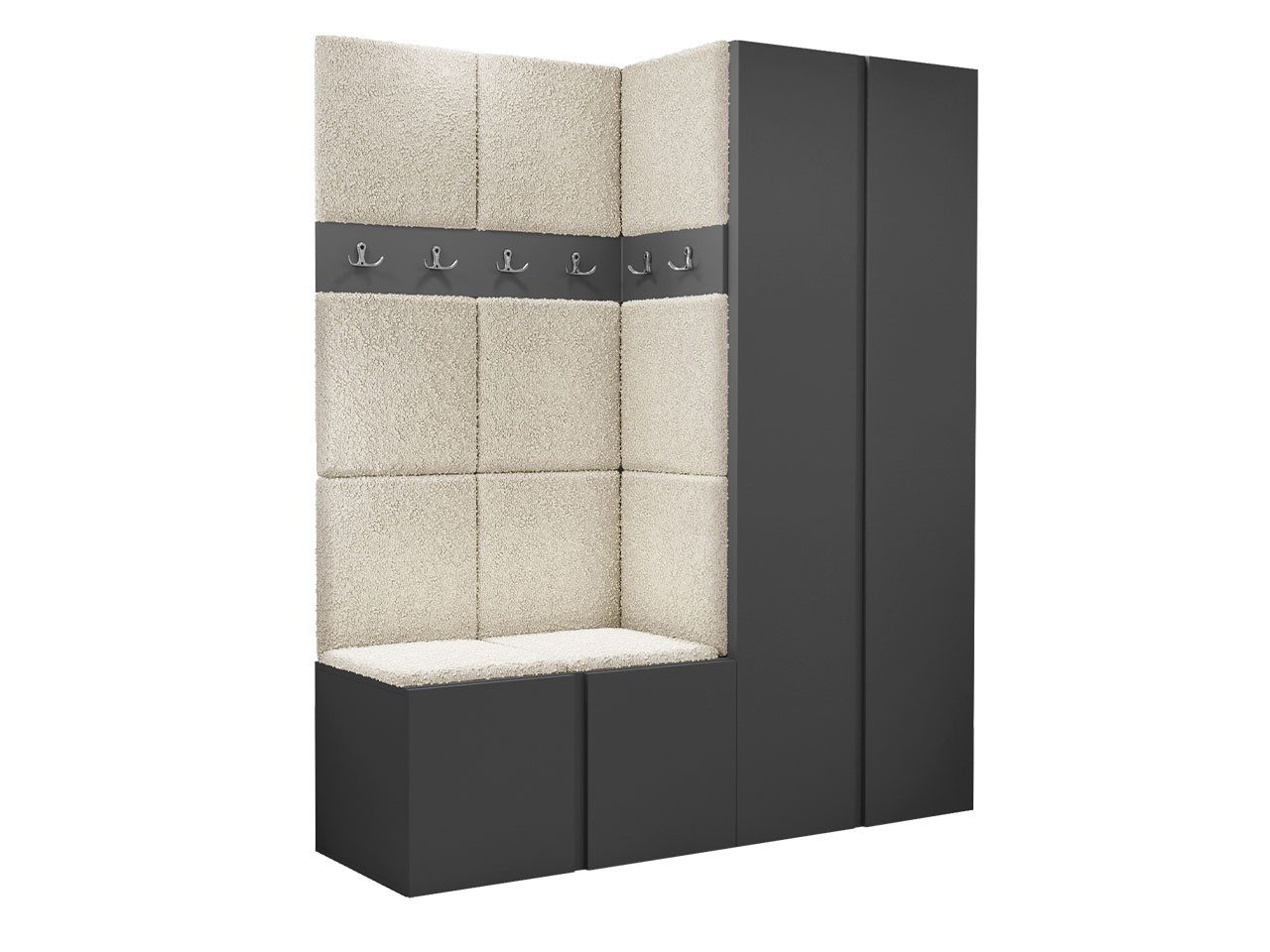 MIRJAN24 Garderoben-Set Orion III, (Komplett-Set, Kleiderschrank, günstig online kaufen