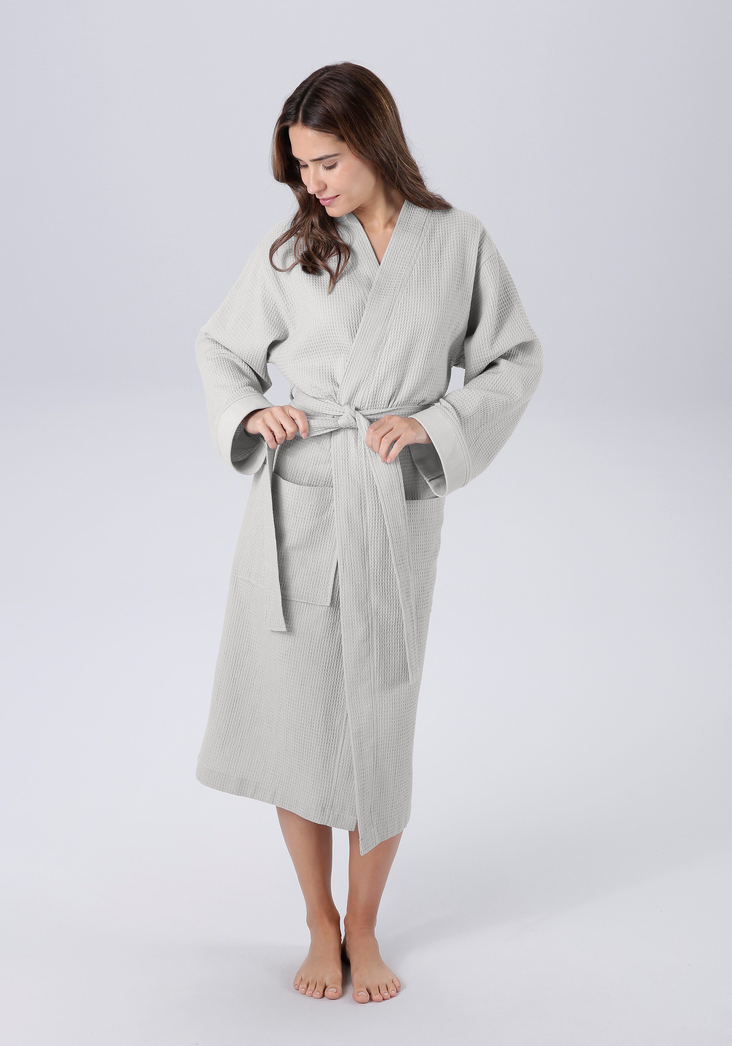 my home Unisex-Bademantel Vanessa, ideal für günstig online kaufen