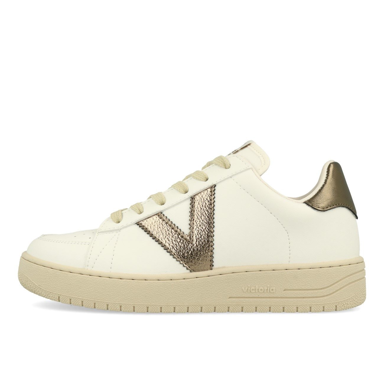Victoria Siempre Basket Vegana Metalizado Damen Sneaker Platino Sneaker