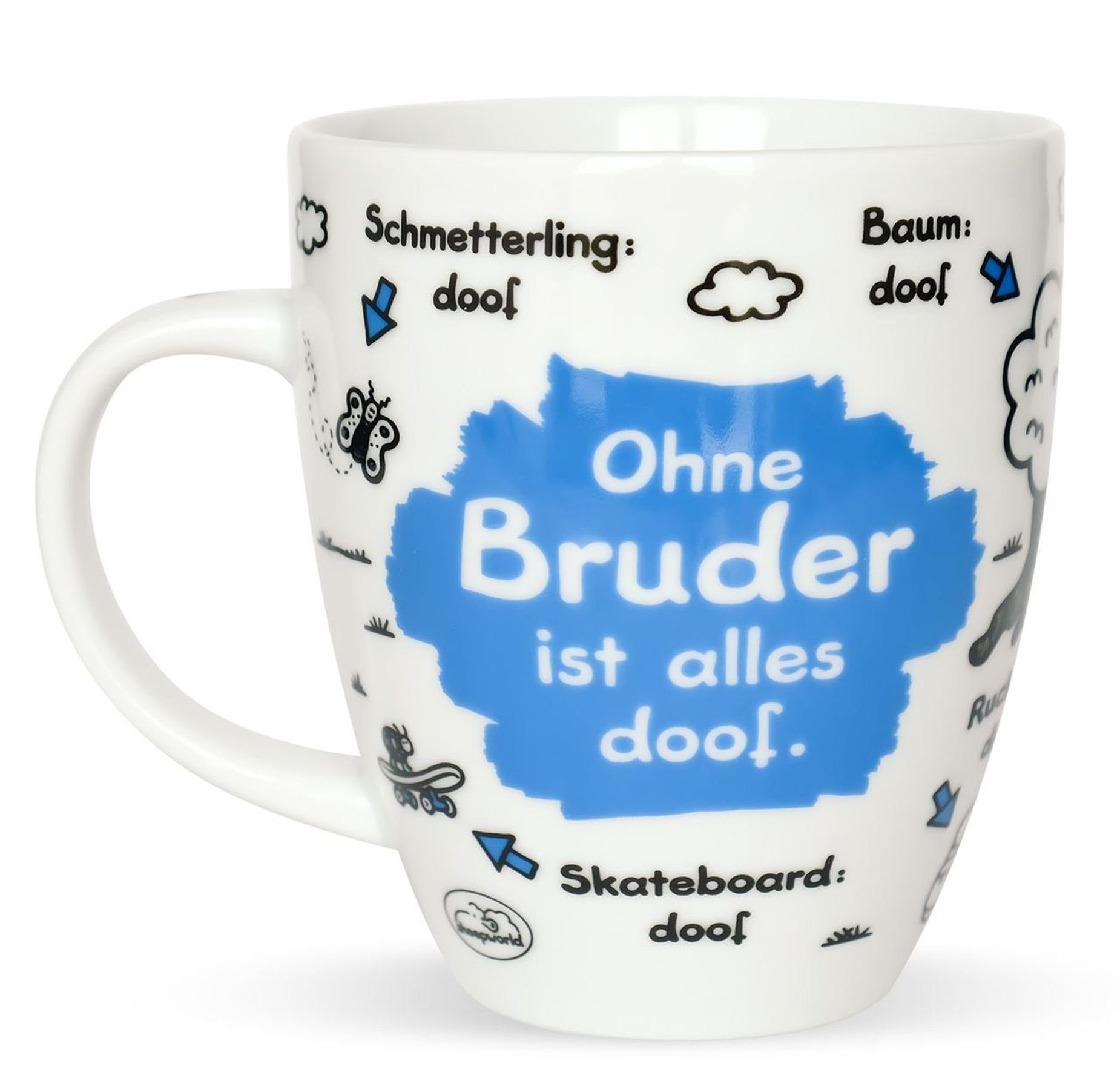 Sheepworld Tasse Sheepworld - Tasse "Ohne ... ist alles doof" 0,5l ODIAD Geschenk