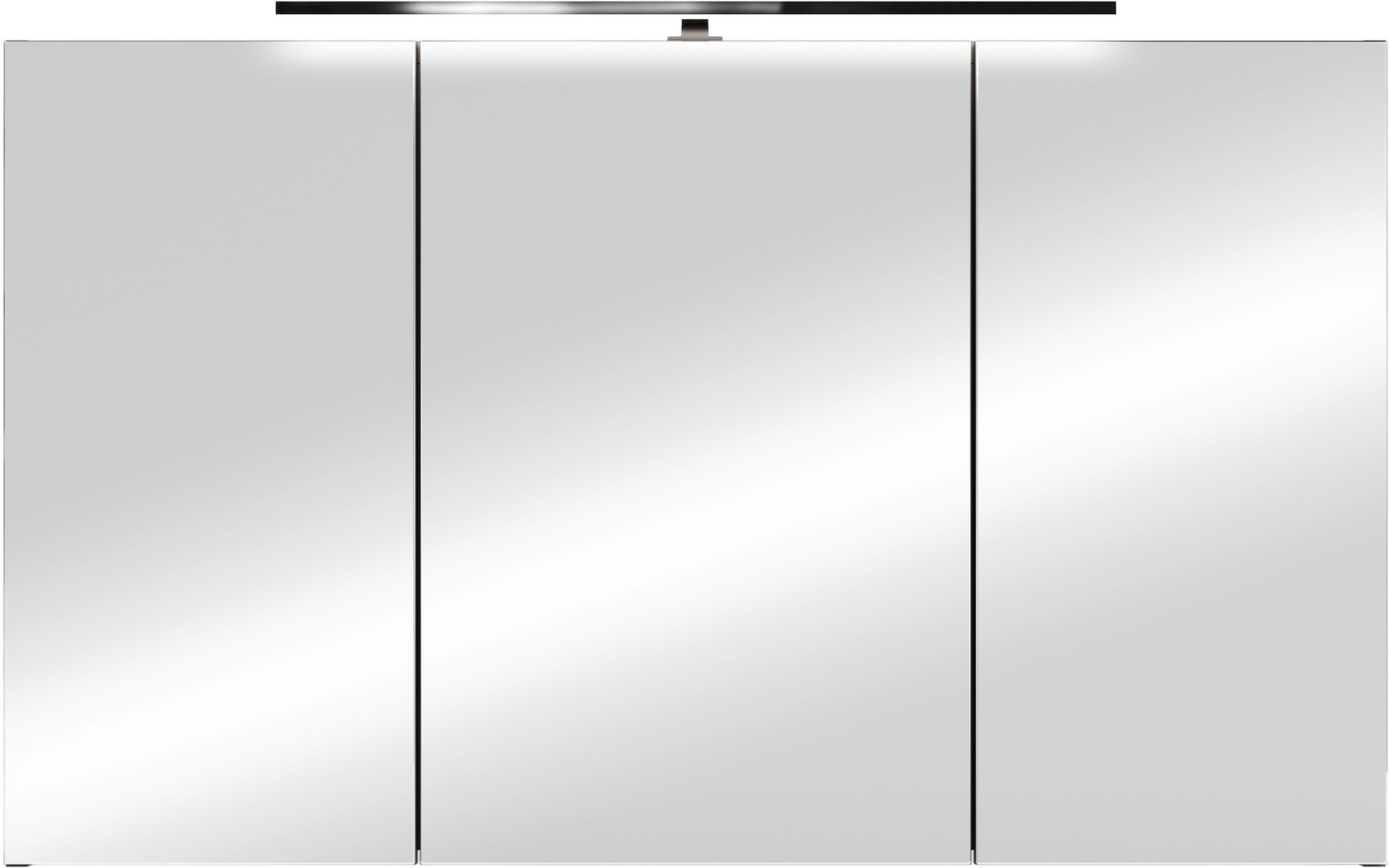 byLIVING Spiegelschrank Serie Spree, in vielen Breiten erhältlich Soft-Close, LED Beleuchtung mit Schalter- und Steckdosenbox