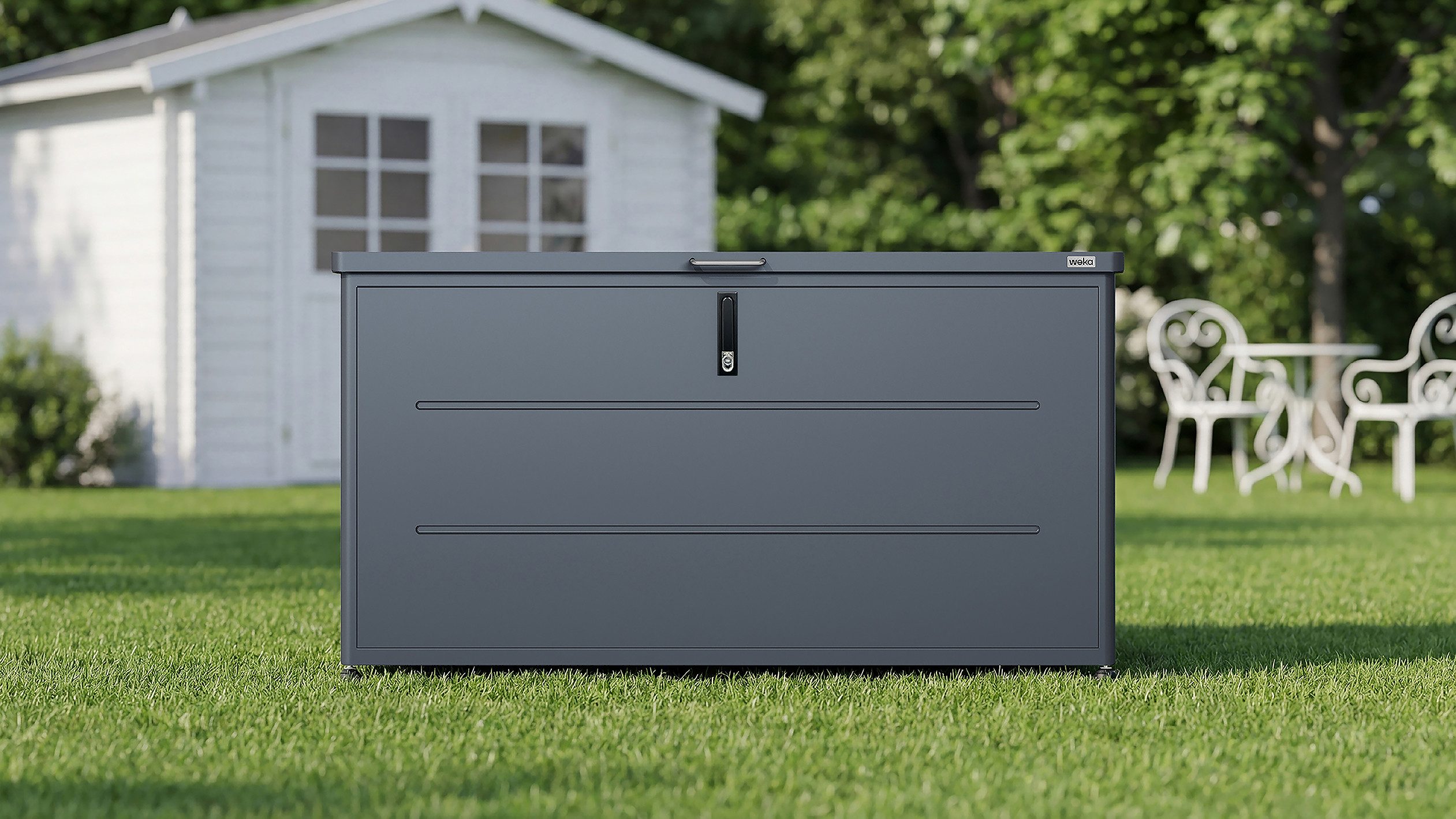 weka Auflagenbox Gary, Metall pulverbeschichtet, verschiedene Größen