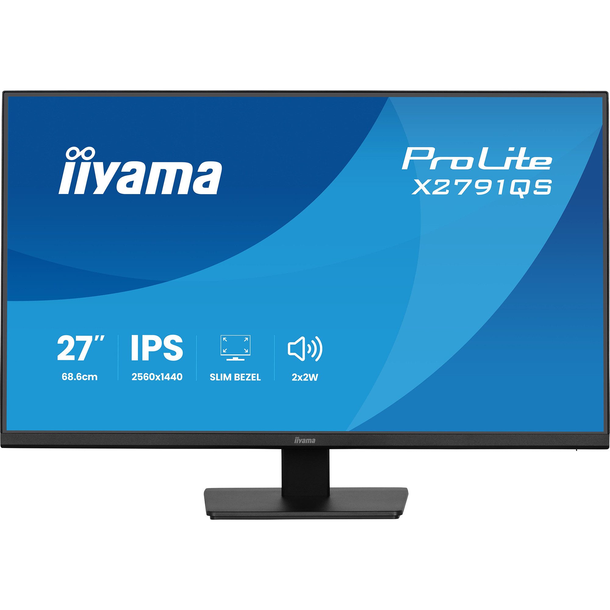 Iiyama iiyama ProLite X2791QS-B1, LED-Monitor, (QHD, IPS, TFT-Monitor (2560 x 1440 px)