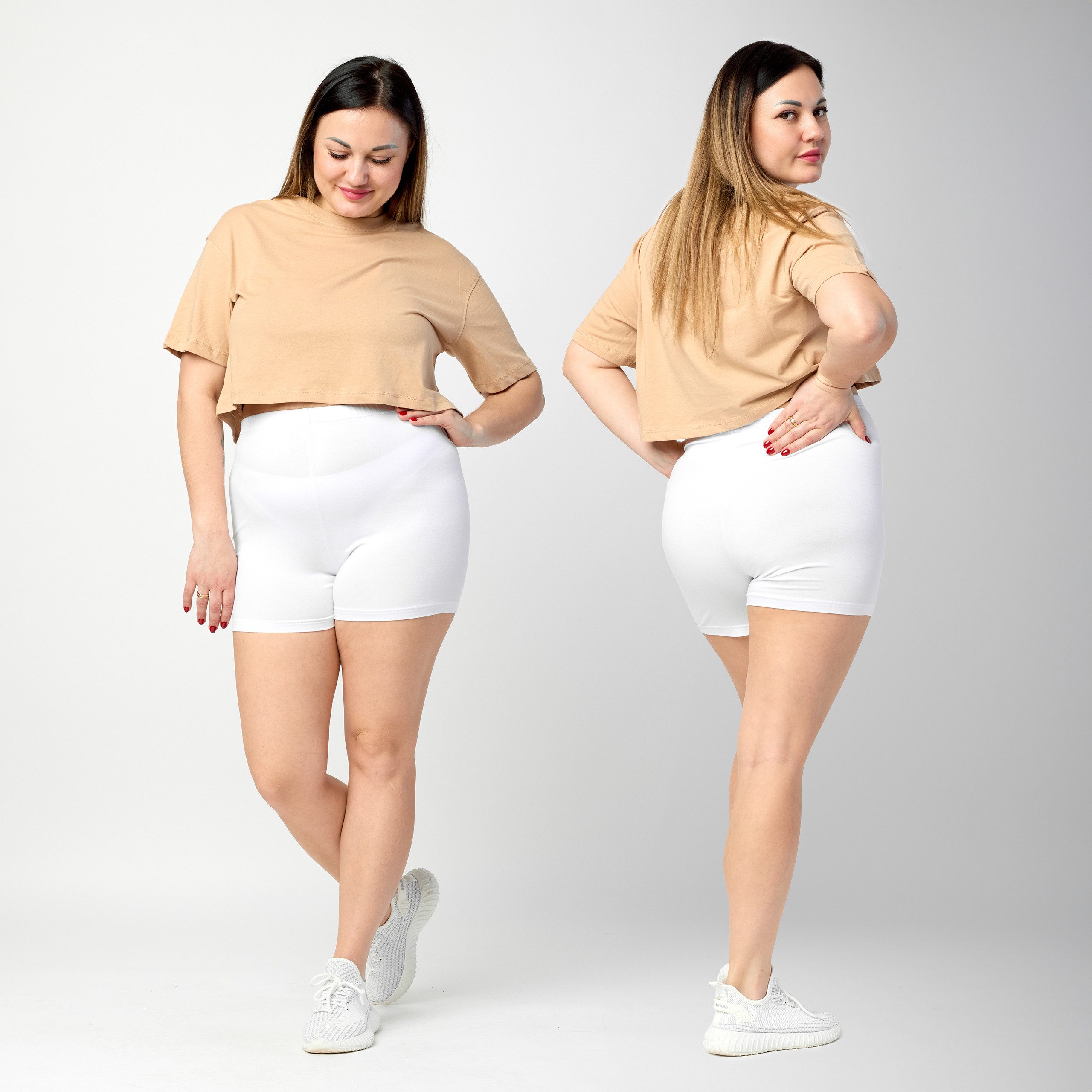 Merry Style Leggings Große Größen Damen Radlerhose aus Viskose MS10-451 (1- günstig online kaufen