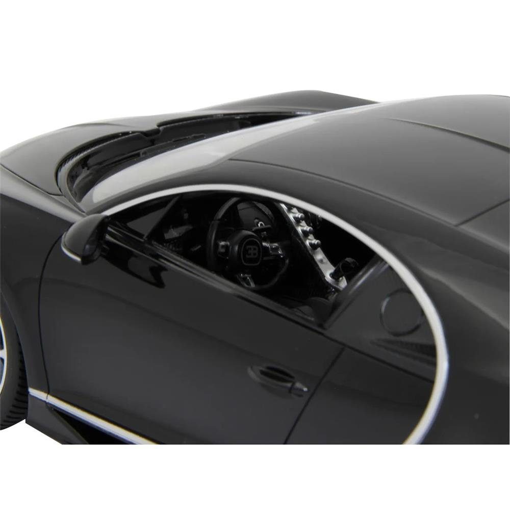 2,4GHz, 1:14 mit Ferngesteuertes schwarz RC-Auto LED Bugatti Auto Fahrlicht Jamara Chiron