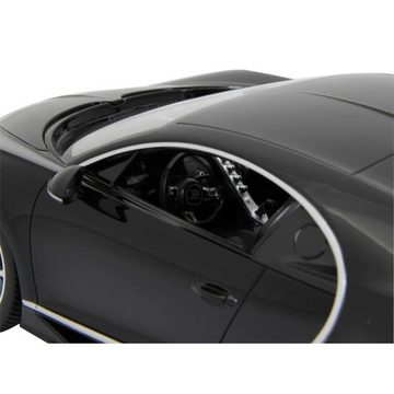 Jamara RC-Auto Bugatti Chiron 1:14 schwarz 2,4GHz, Ferngesteuertes Auto mit LED Fahrlicht