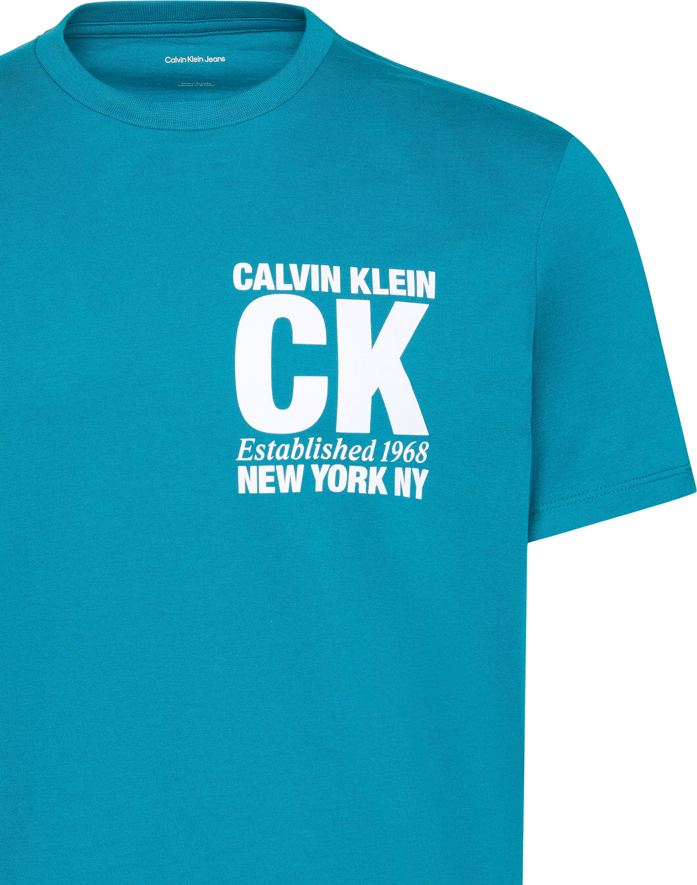 Calvin Klein Jeans T-Shirt Regular fit, mit Rundhalsausschnitt – Bild 3 von 3