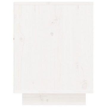 möbelando Schuhregal 3013363, LxBxH: 34x60x45 cm, aus Kiefer-Massivholz in Weiß