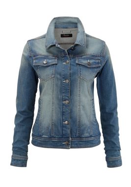 Aniston CASUAL Jeansjacke in Used-Waschung