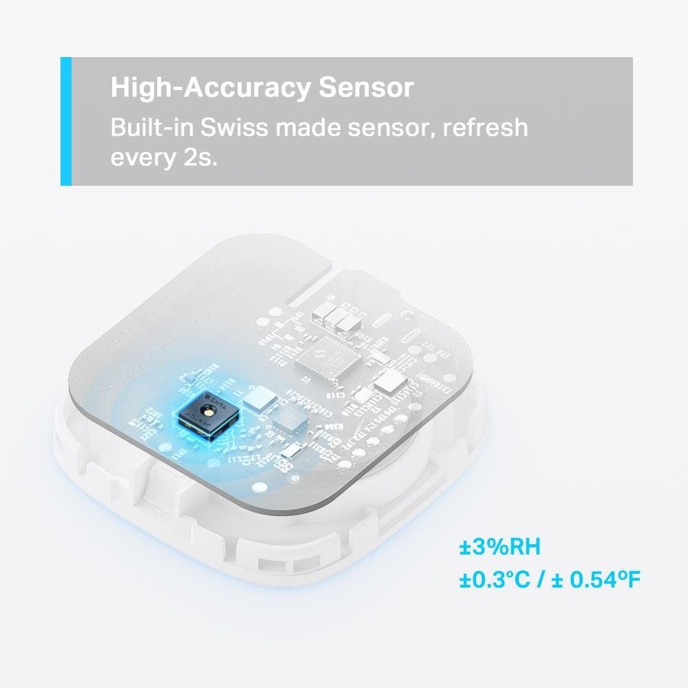 tp-link Feuchtigkeitssensor Tapo T310 Smarter Sensor, für Temperatur und Luftfeuchtigkeit mit App-Steuerung