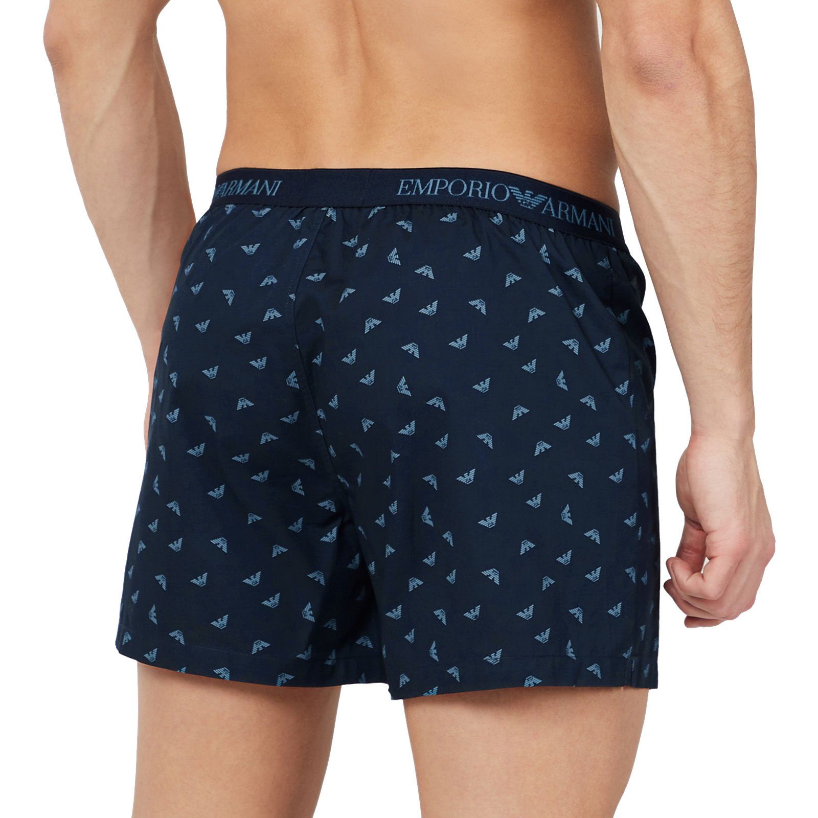 Emporio Armani Loungewear Boxershorts kleinen aus Muster Boxer (1-St) Markenlogos mit