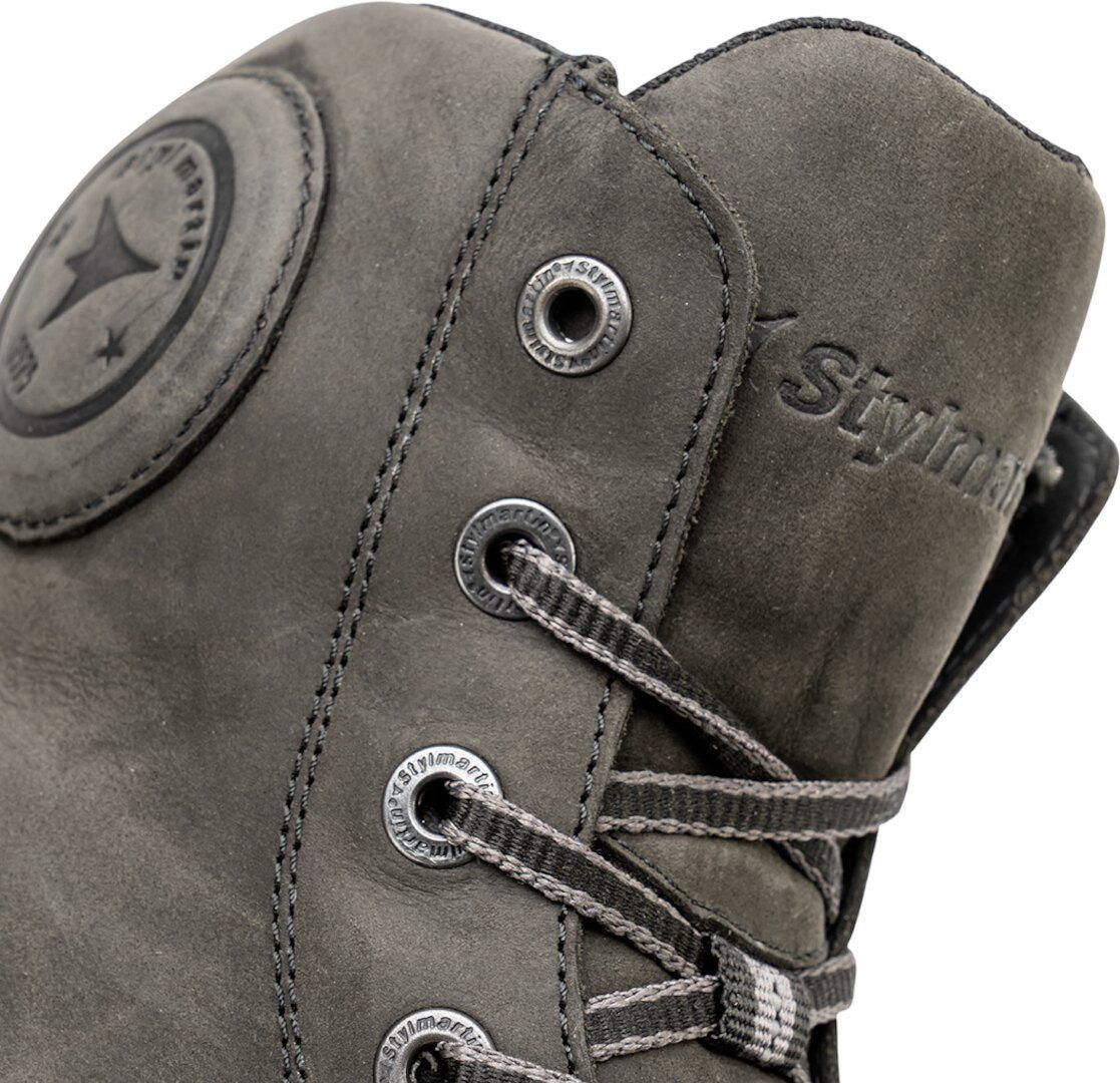 Stylmartin Tank WP Leather wasserdichte Motorrad Schuhe Motorradstiefel wasserdicht