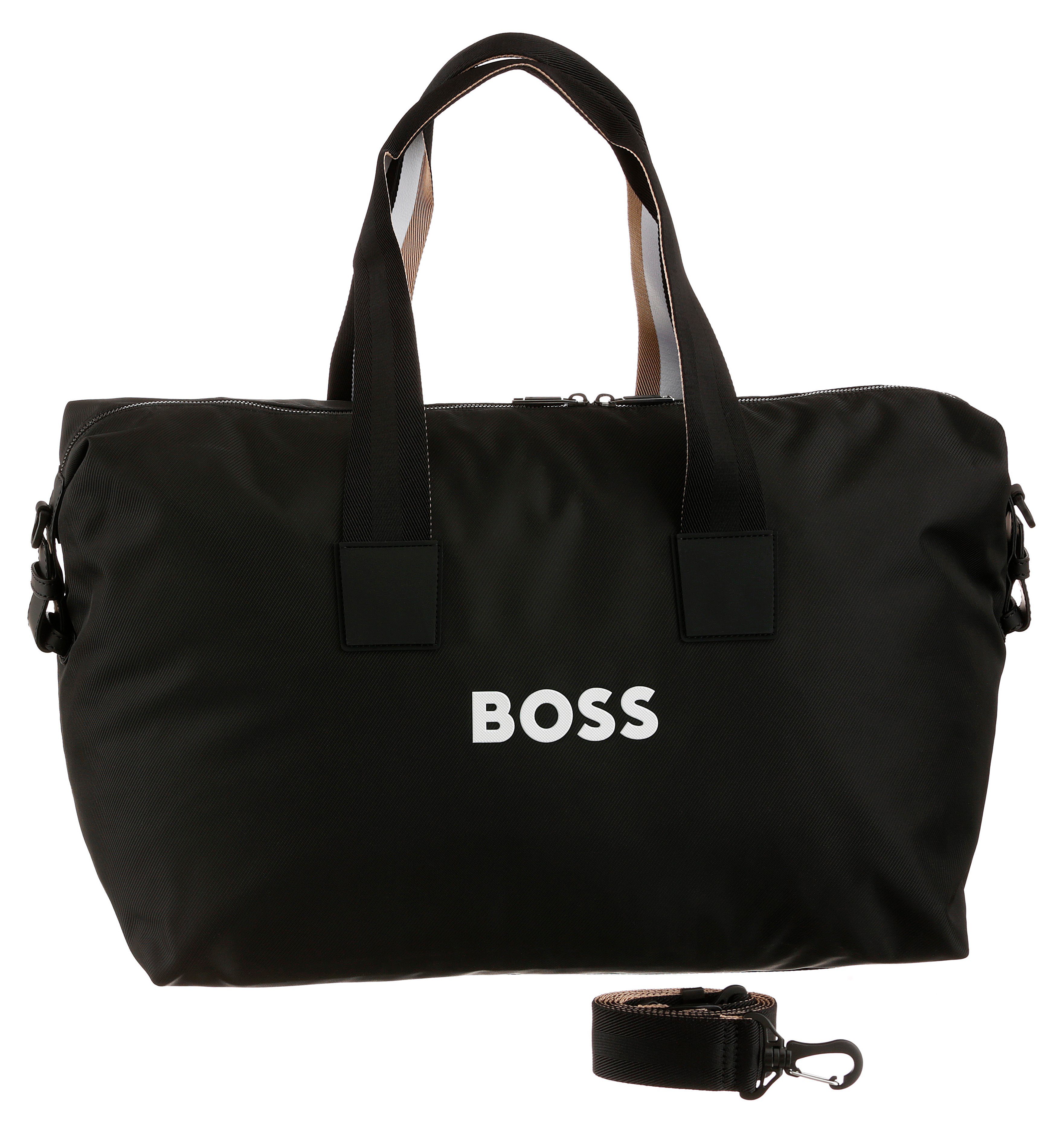 BOSS Weekender Black Catch_3.0_Holdall, Reisetasche Sporttasche Freizeittasche