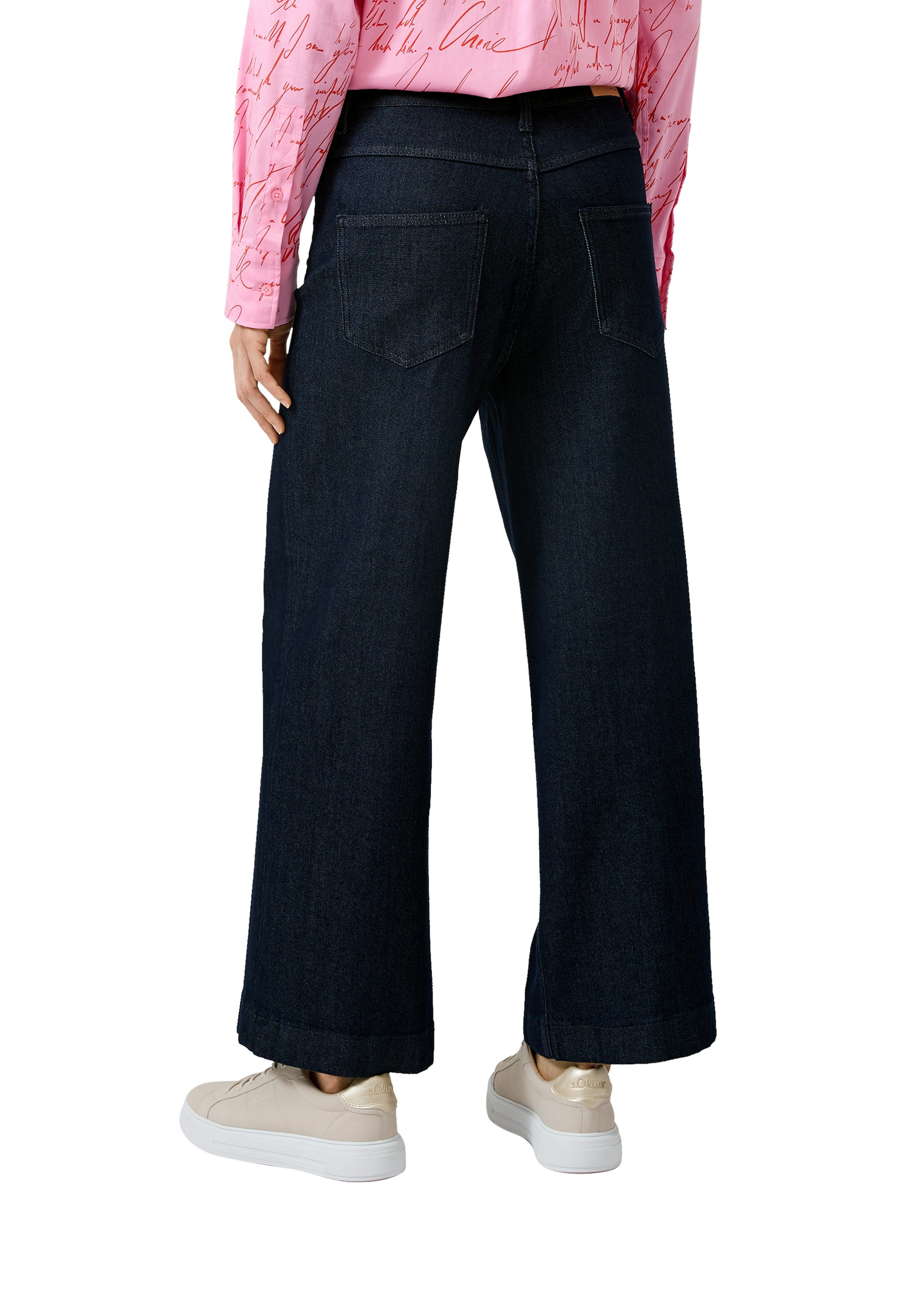 s.Oliver BLACK LABEL Weite Jeans im Five-Pocket Style günstig online kaufen