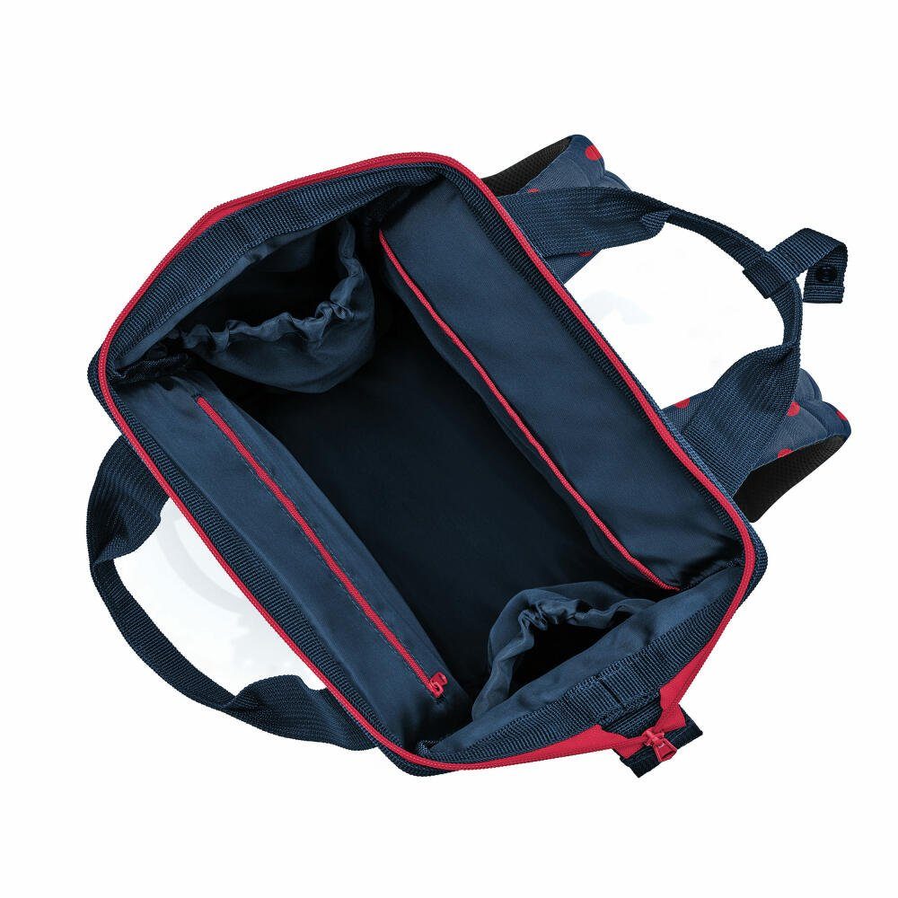 REISENTHEL® Rucksack allrounder R Mixed Dots Red 12 L