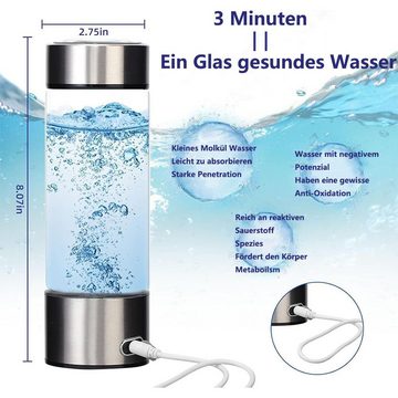PFCTART Trinkflasche Wasserstoff Wasser Flasche, wasserstoffreiche Wasser Glas Gesundheit Tasse
