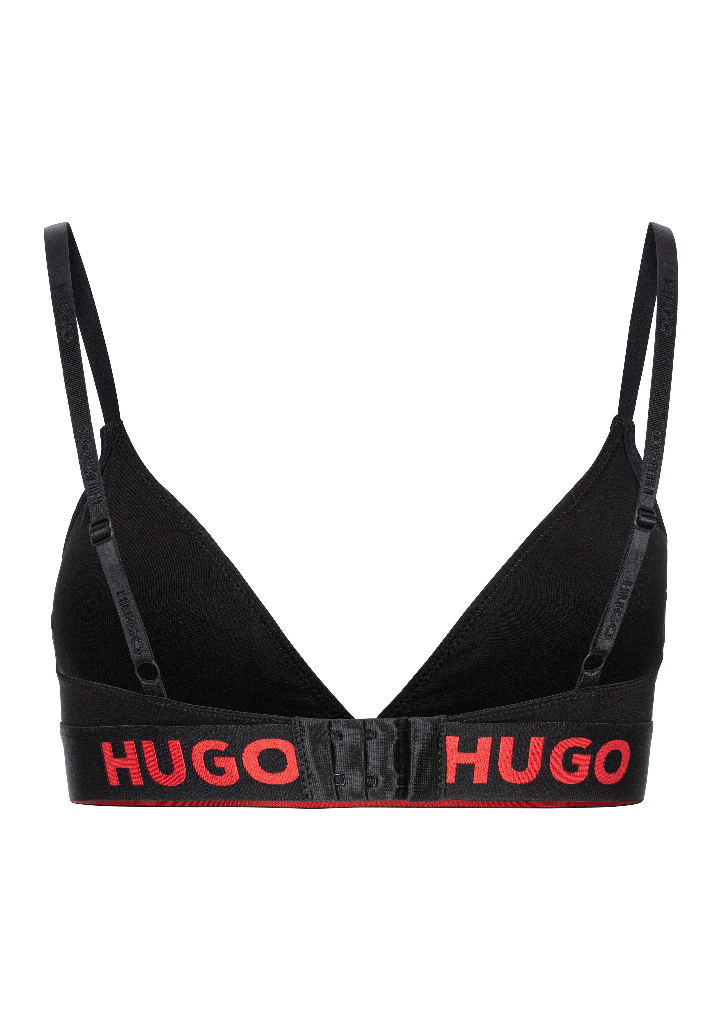 HUGO Triangel-BH TRIANGLE SPORTY LOGO elastisch günstig online kaufen