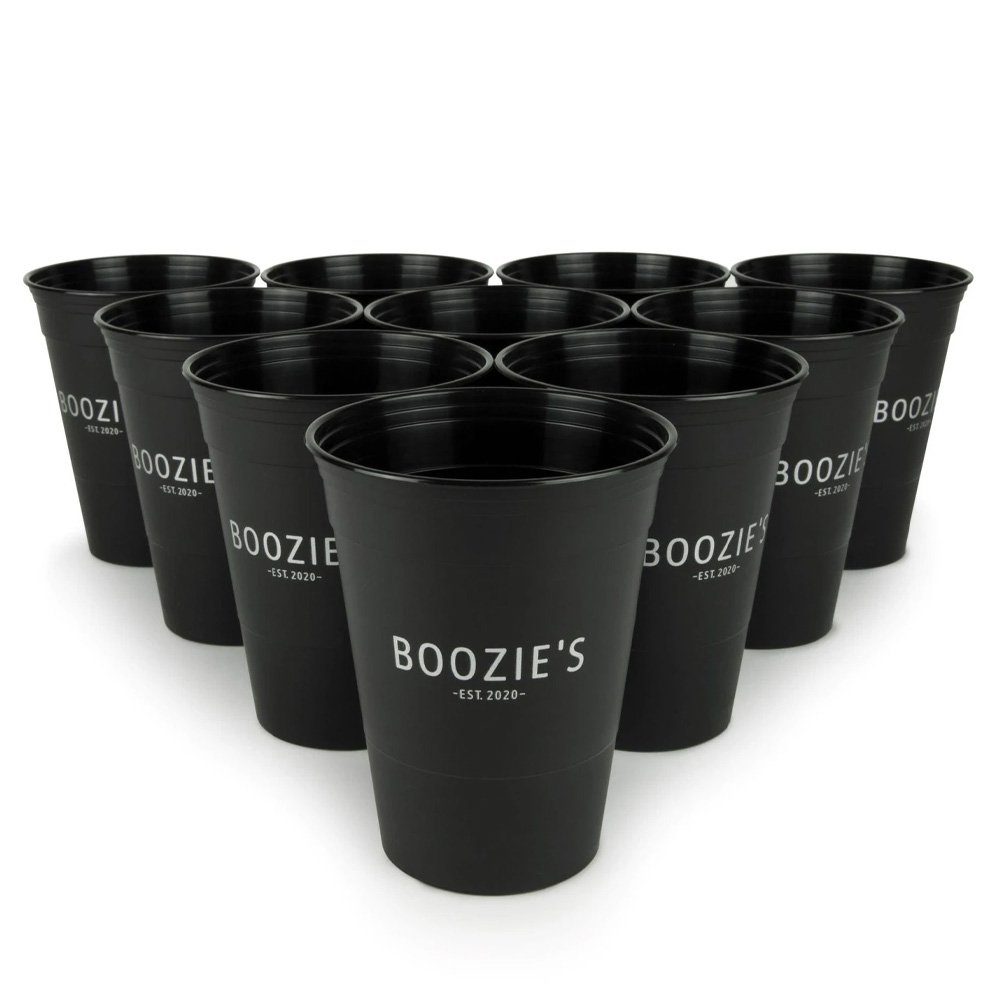 BOOZIE'S Spiel Эко-товарes Beer Pong Set (Midnight Black)