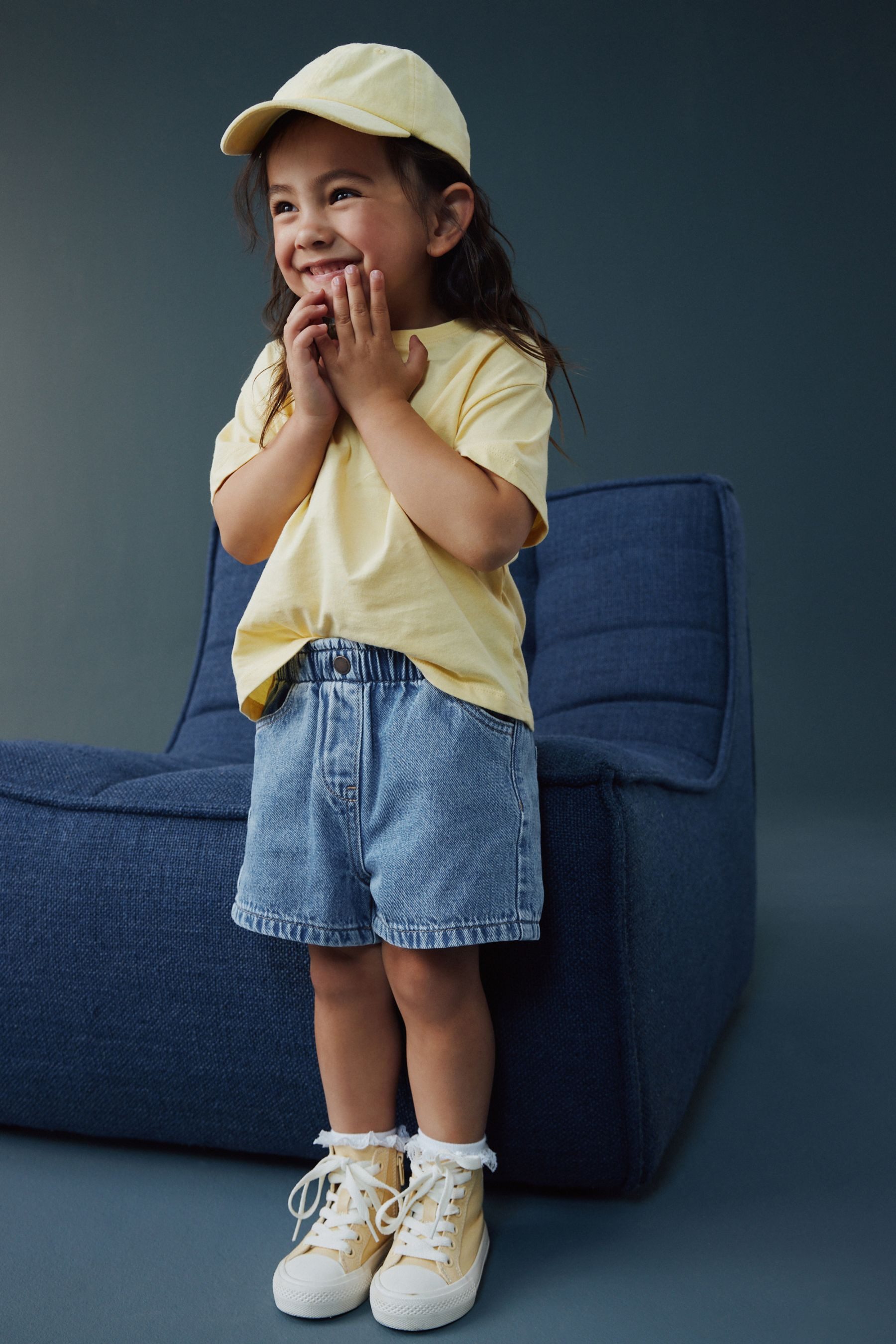Next Jeansshorts Schlupf-Shorts (1-tlg)