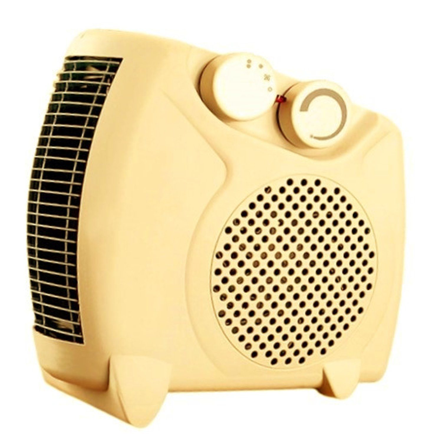 Maestro Heizlüfter MR-921, 2000 W, Heizlüfter Elektroheizkörper 2000W Beige/Grau