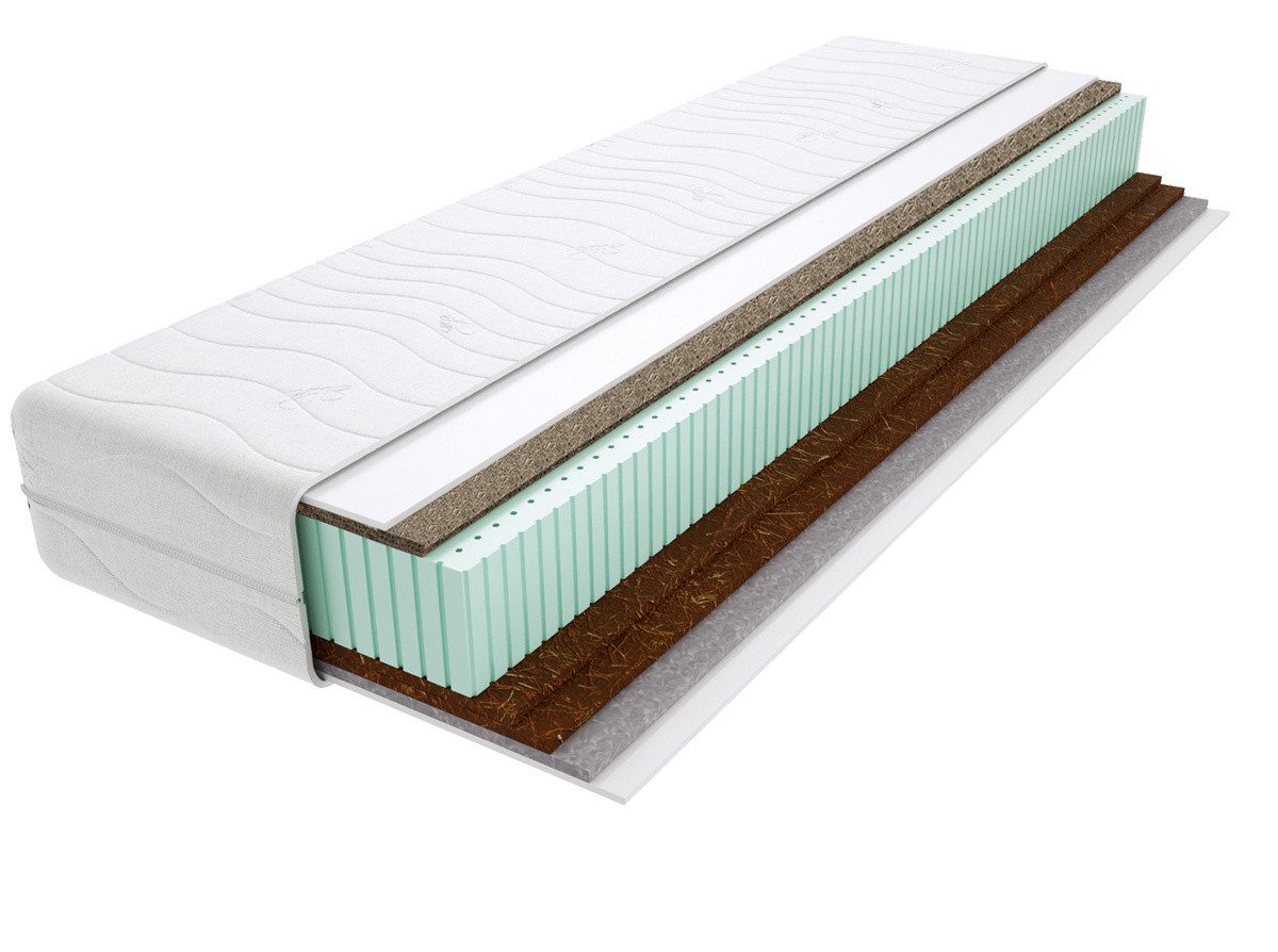 Latexmatratze Matratzen, Latexmatratzen Proteo Gras 60x190 cm - viele Größen, Godre, 21 cm hoch