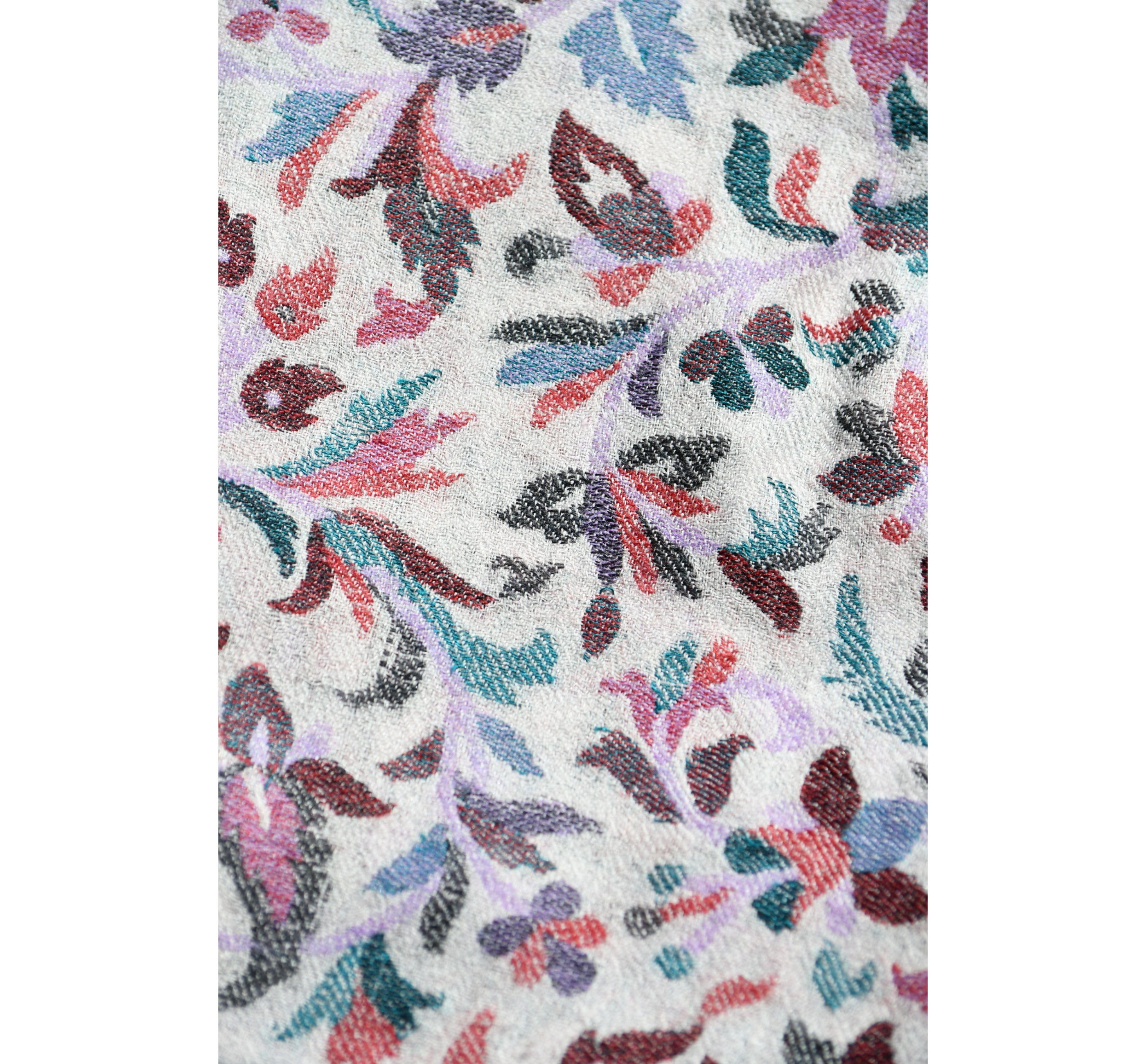 cm Blue mit Muster Chilli Muster-1 70 Blumenmuster, aktuellem Schal 200 Kani-Schal Größe: x cm gewebt, elegantem, (Einzelstück), bedruckt, nicht