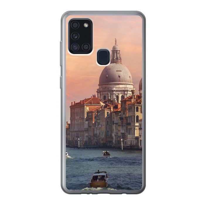 MuchoWow Handyhülle Italien - Venedig - Canal Grande Handyhülle Samsung Galaxy A21s Smartphone-Bumper Print Handy